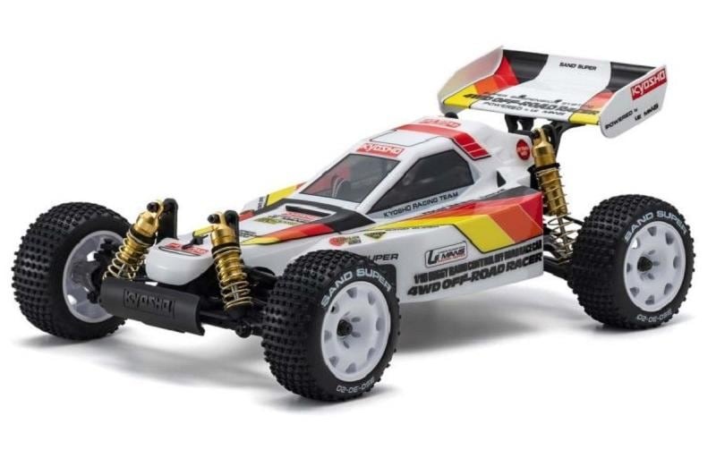 RC-Buggy »Kyosho Optima Mid, 4WD, Legendary Series Bausatz,«, Unlackiert