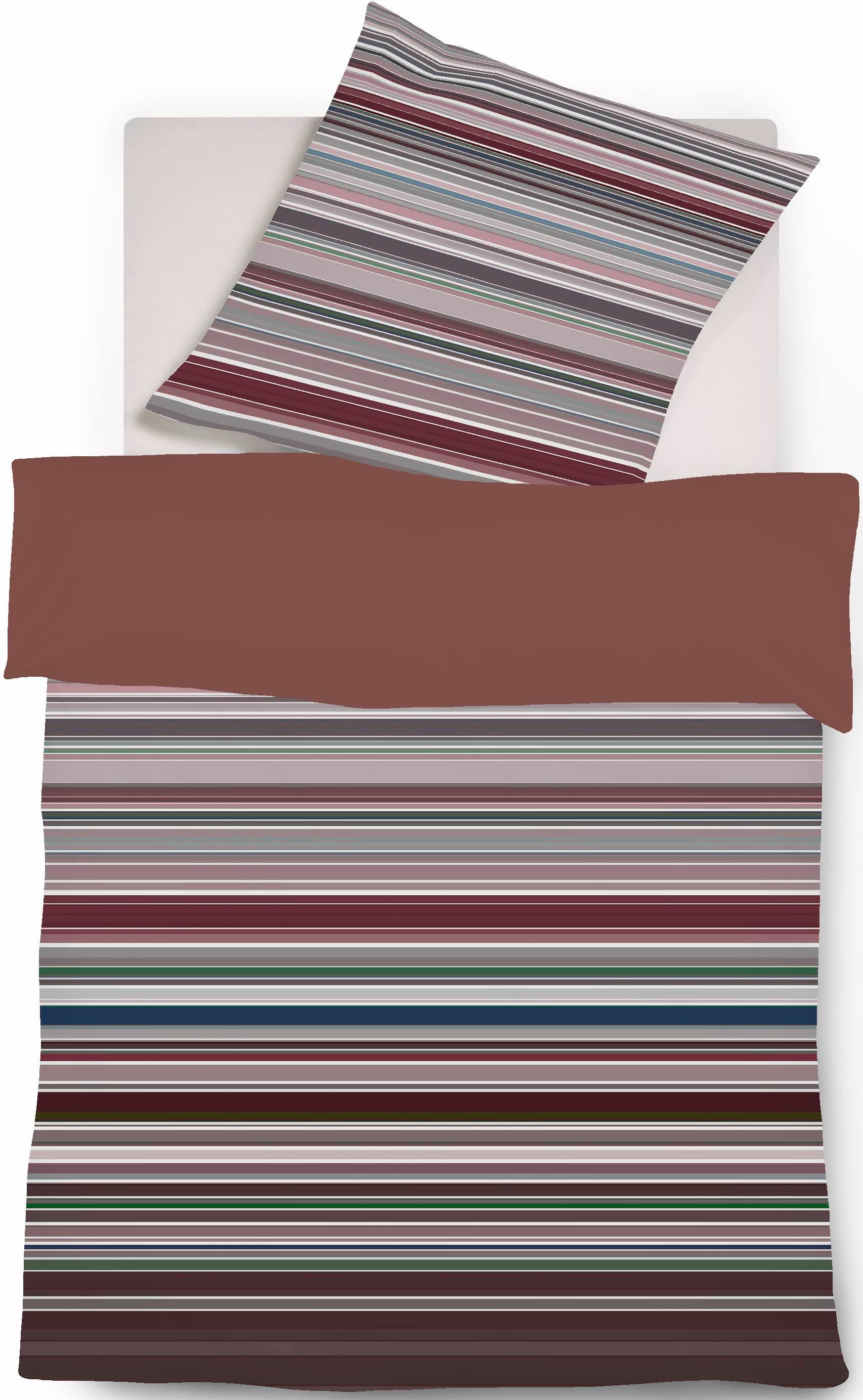 Image of fleuresse Wendebettwäsche "Bed Art S 4389" 2 Stk. Mako Satin, Baumwolle, in Gr. 135x200, 155x220, 200x200cm