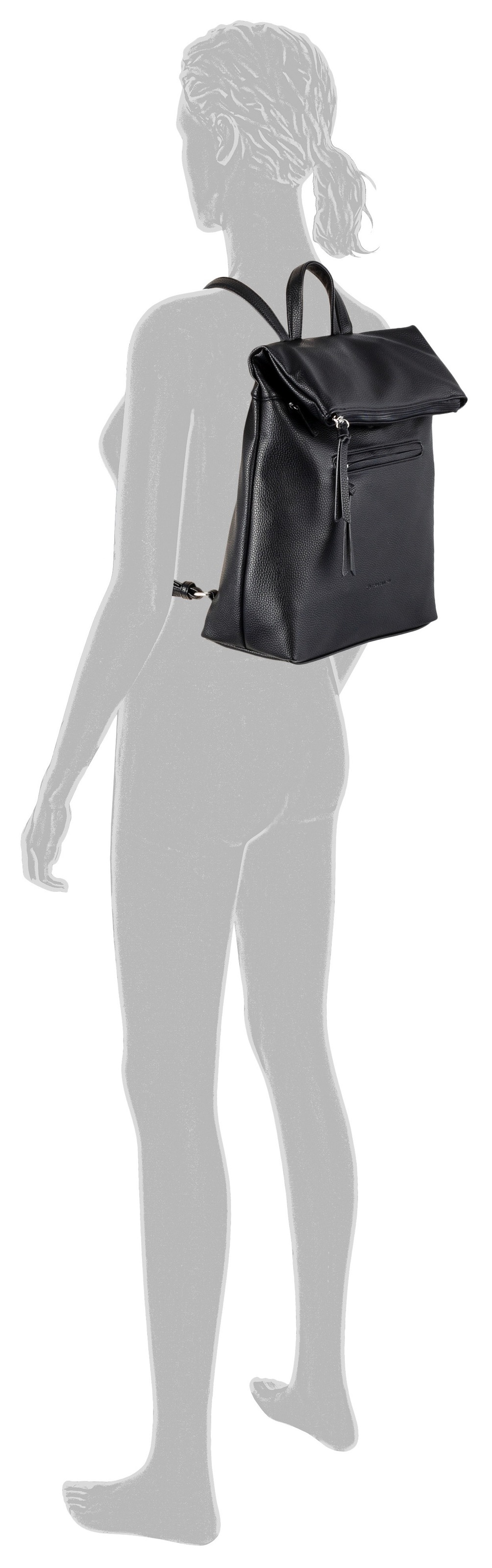TOM TAILOR Rucksack "Tinna" ein perfekter Allrounder, sportiv und modern mit funktionalen Details