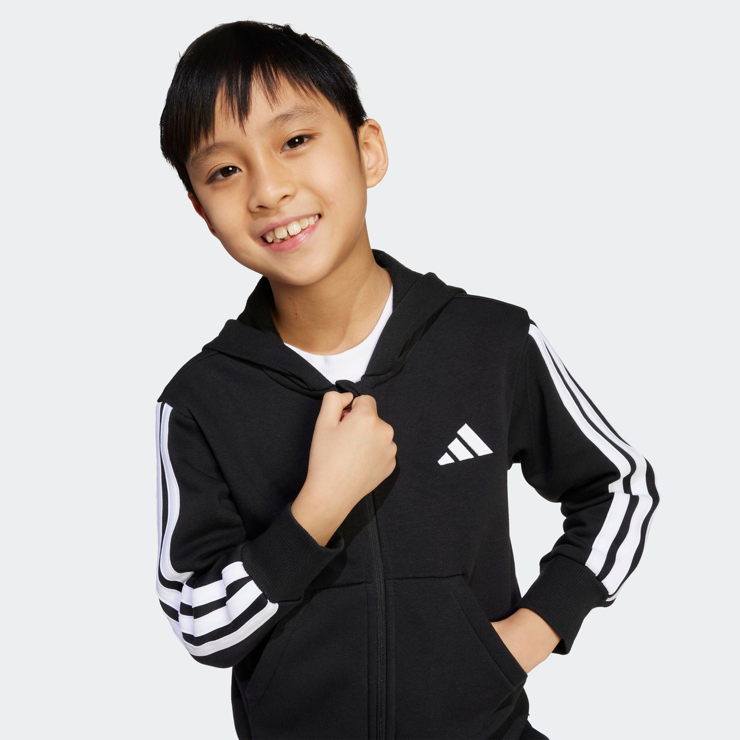 adidas Sportswear Kapuzensweatshirt »LK 3S FL FZ HD«