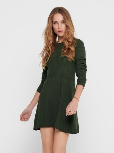 Strickkleid »ONLALMA L/S O-NECK DRESS KNT NOOS«