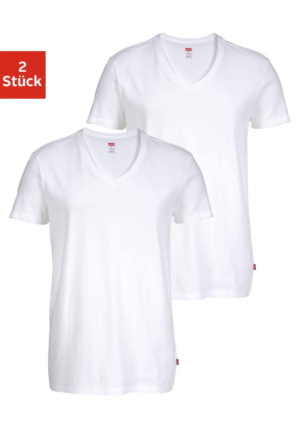 Image of Levi's® T-Shirt, (2er-Pack), mit V-Neck bei Ackermann Versand Schweiz