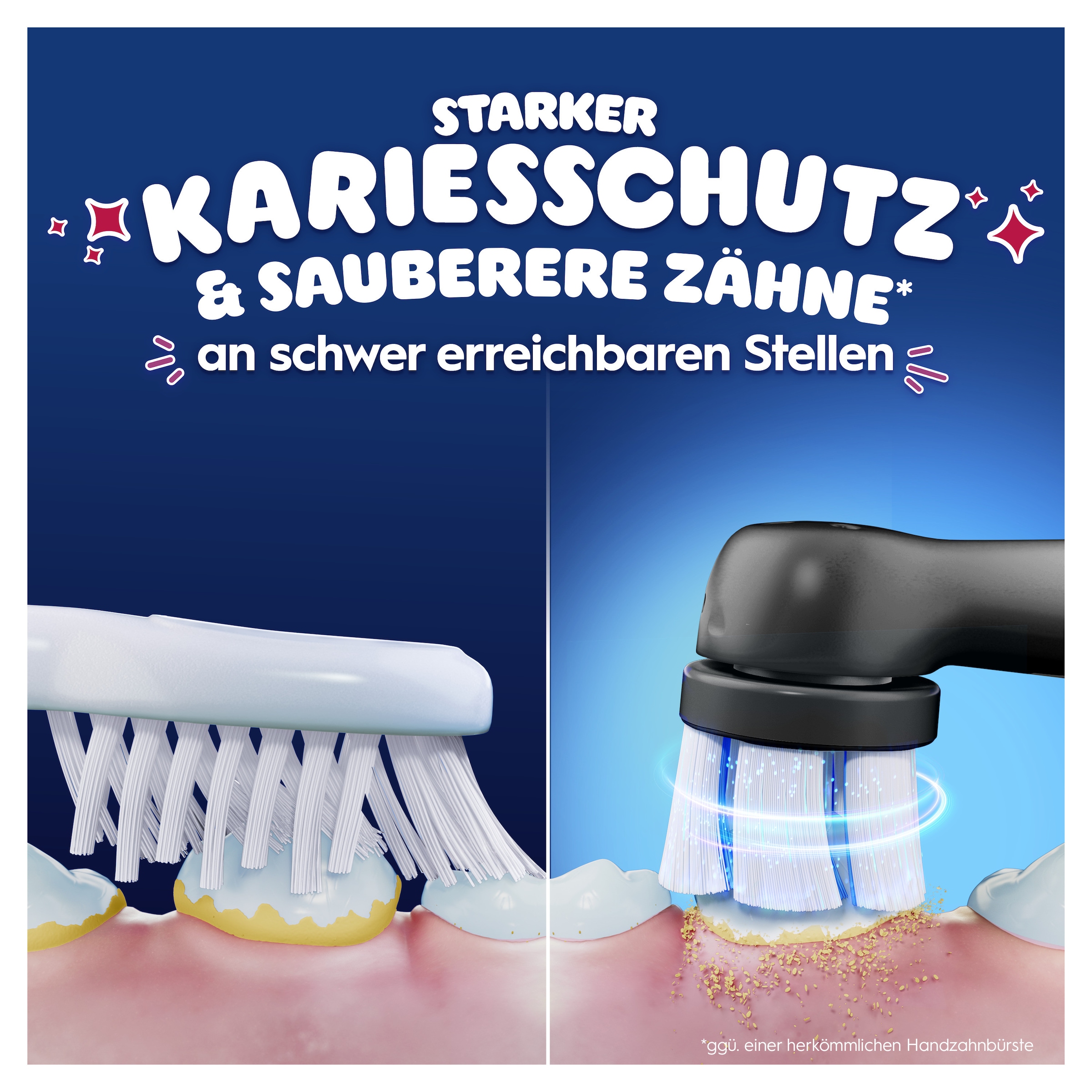 Oral-B Brosse à dents électrique pour enfants »iO Kids 6+ Spiderman« 1 cuis Aufsteckbürsten 1 Reise-Etui, Musik-Timer, 3 Modi, ab 6 Jahren