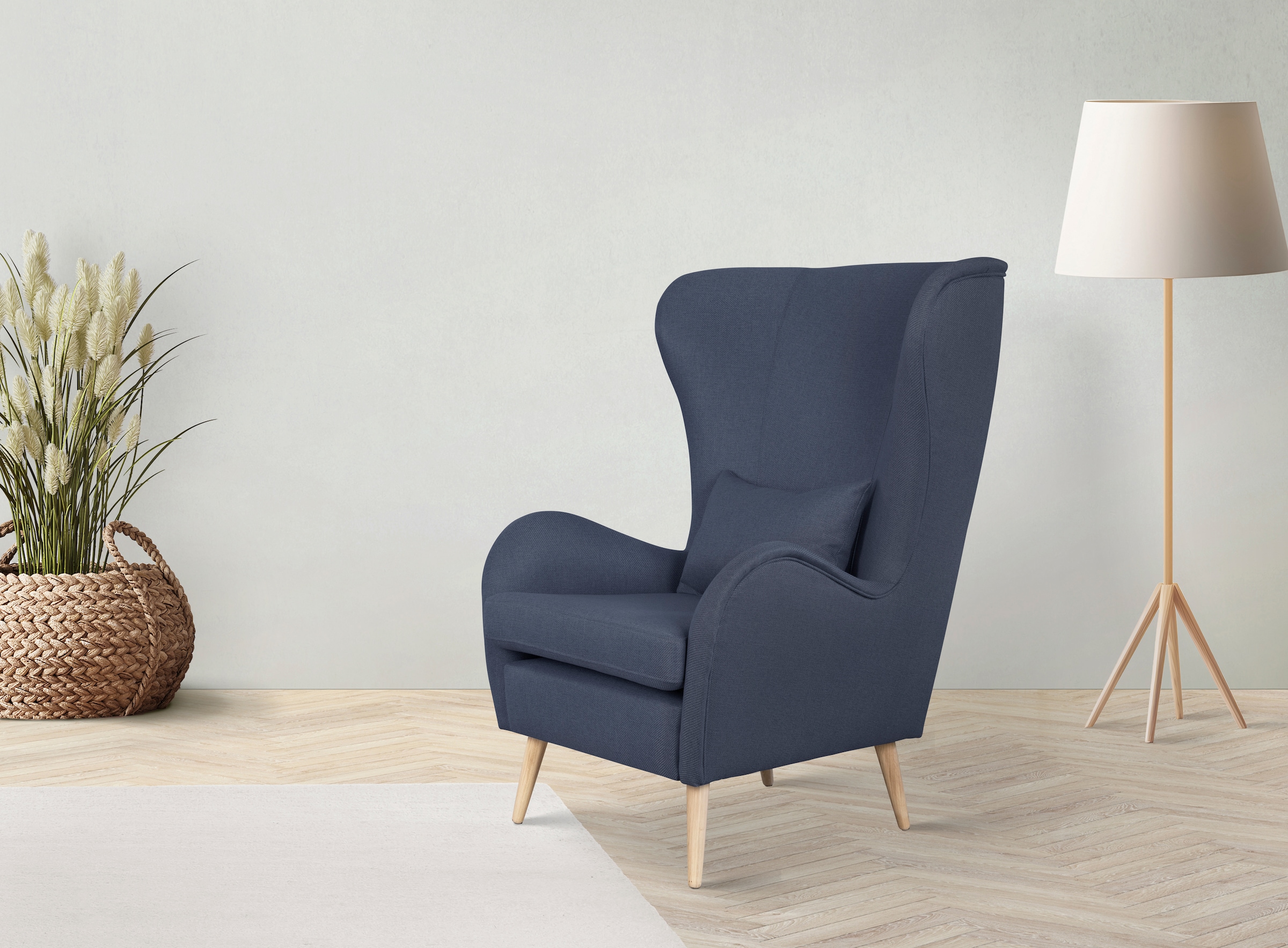 Image of Home affaire Sessel "Charles Ohrensessel" gross und gemütlich in modernem Design