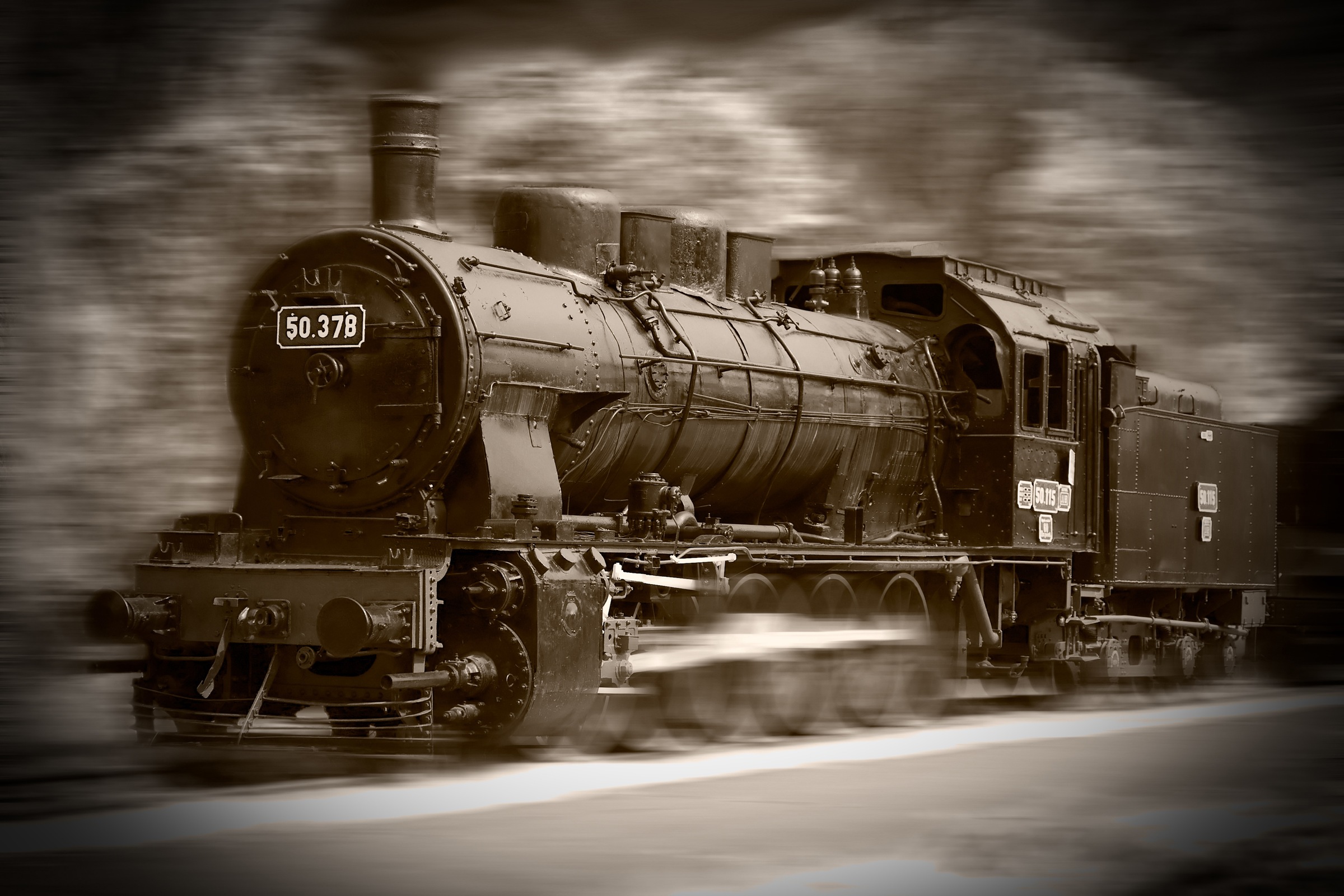 Image of Papermoon Fototapete »Steam Locomotive« bei Ackermann Versand Schweiz