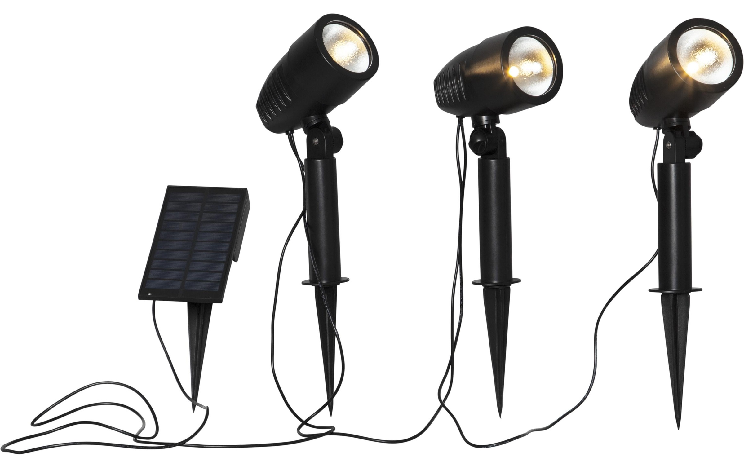 Image of Parforce Traditional Hunting LED Gartenleuchte "Star Trading Solar Spotlight Powerspot x 3"
