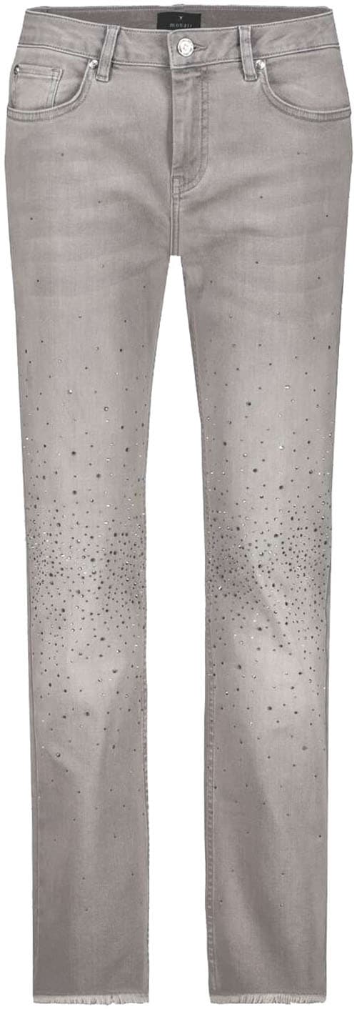 Monari Röhrenhose, mit Glitzernieten