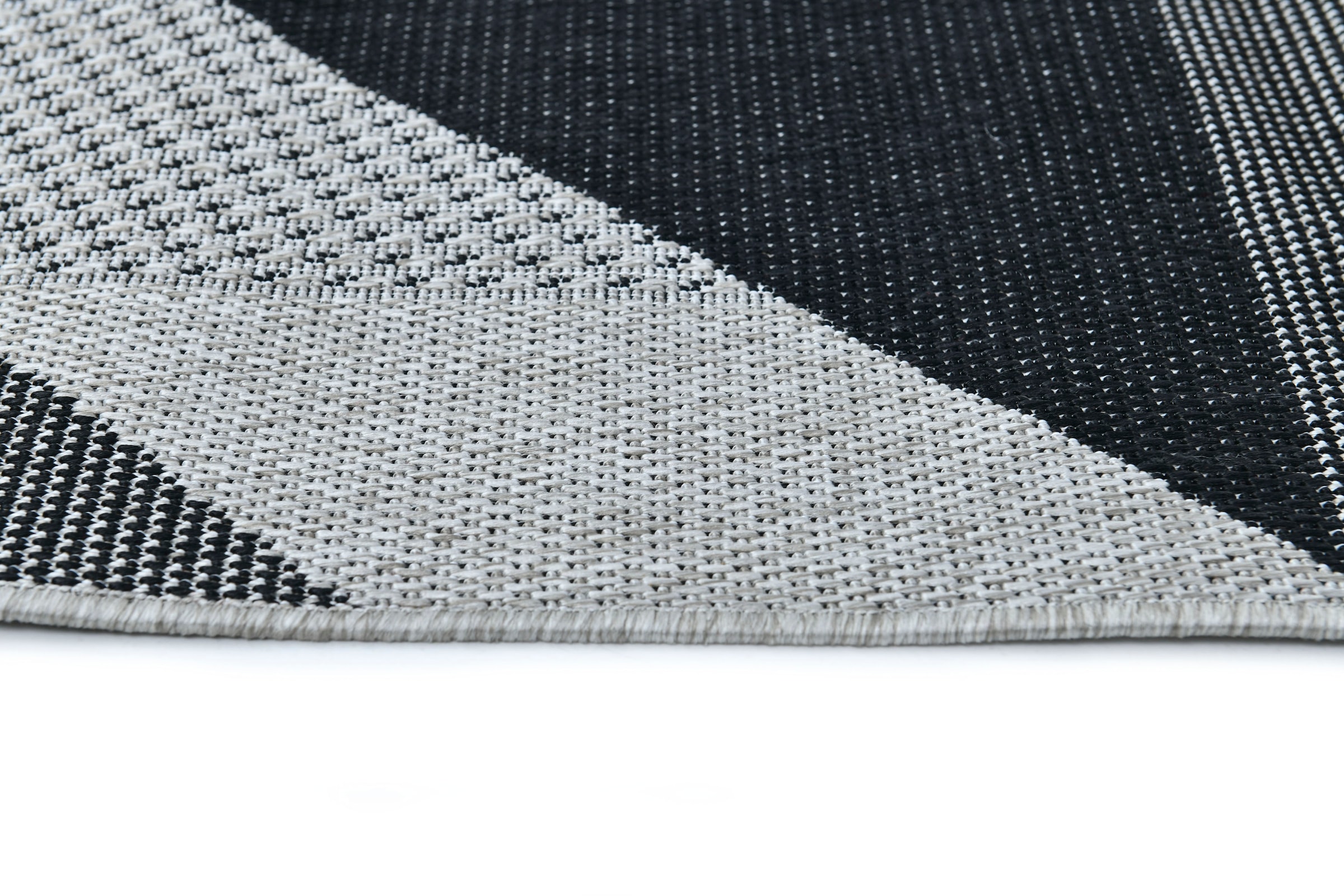 Home affaire Teppich »Borfin«, rechteckig, 7 mm Höhe, mit geometrischem Muster, schmutzabweisend, In- und Outdoor geeignet