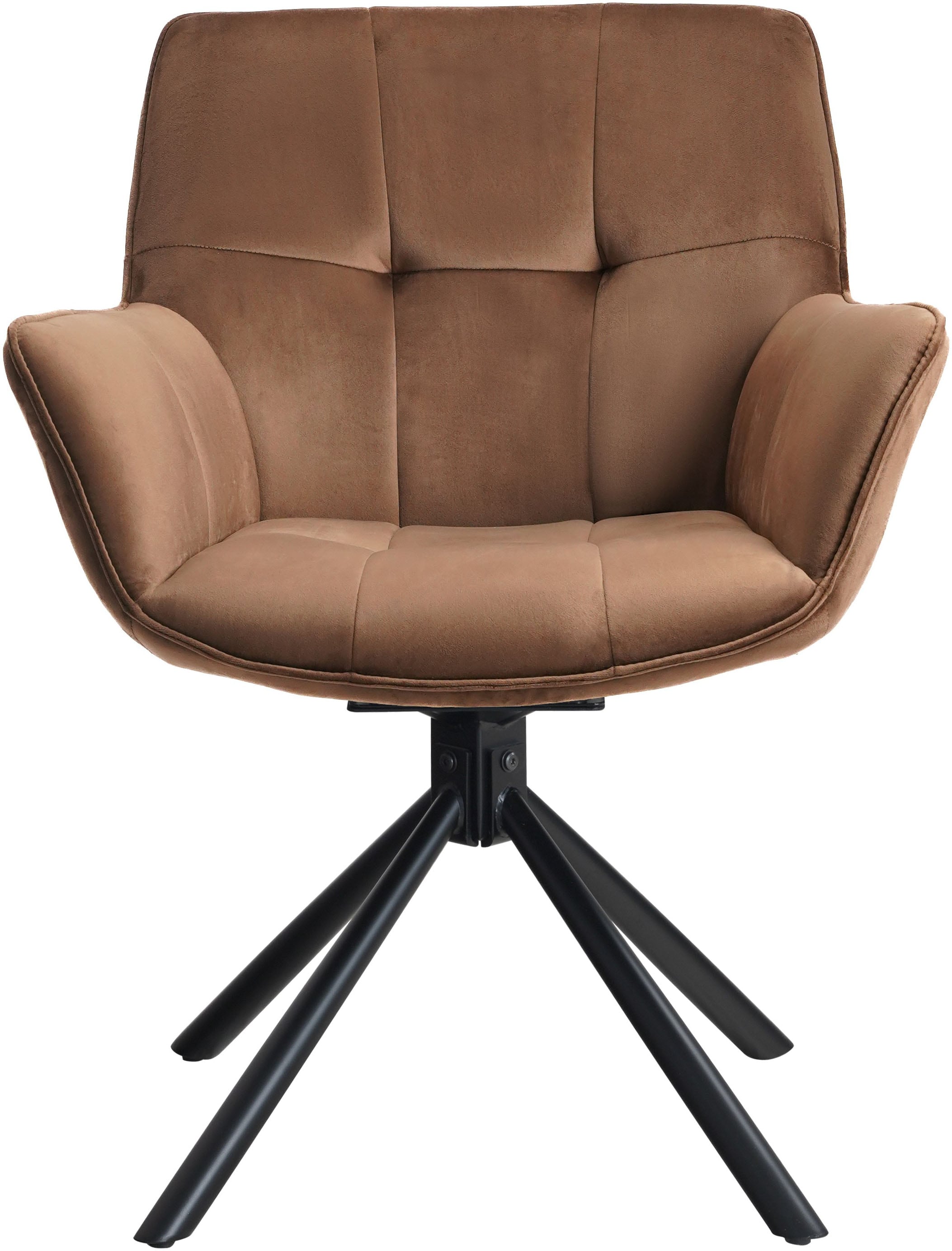 GOODproduct Chaise pivotante »Lika« () lot de 2, fonction rotation 360 degrés, rembourrage en velours