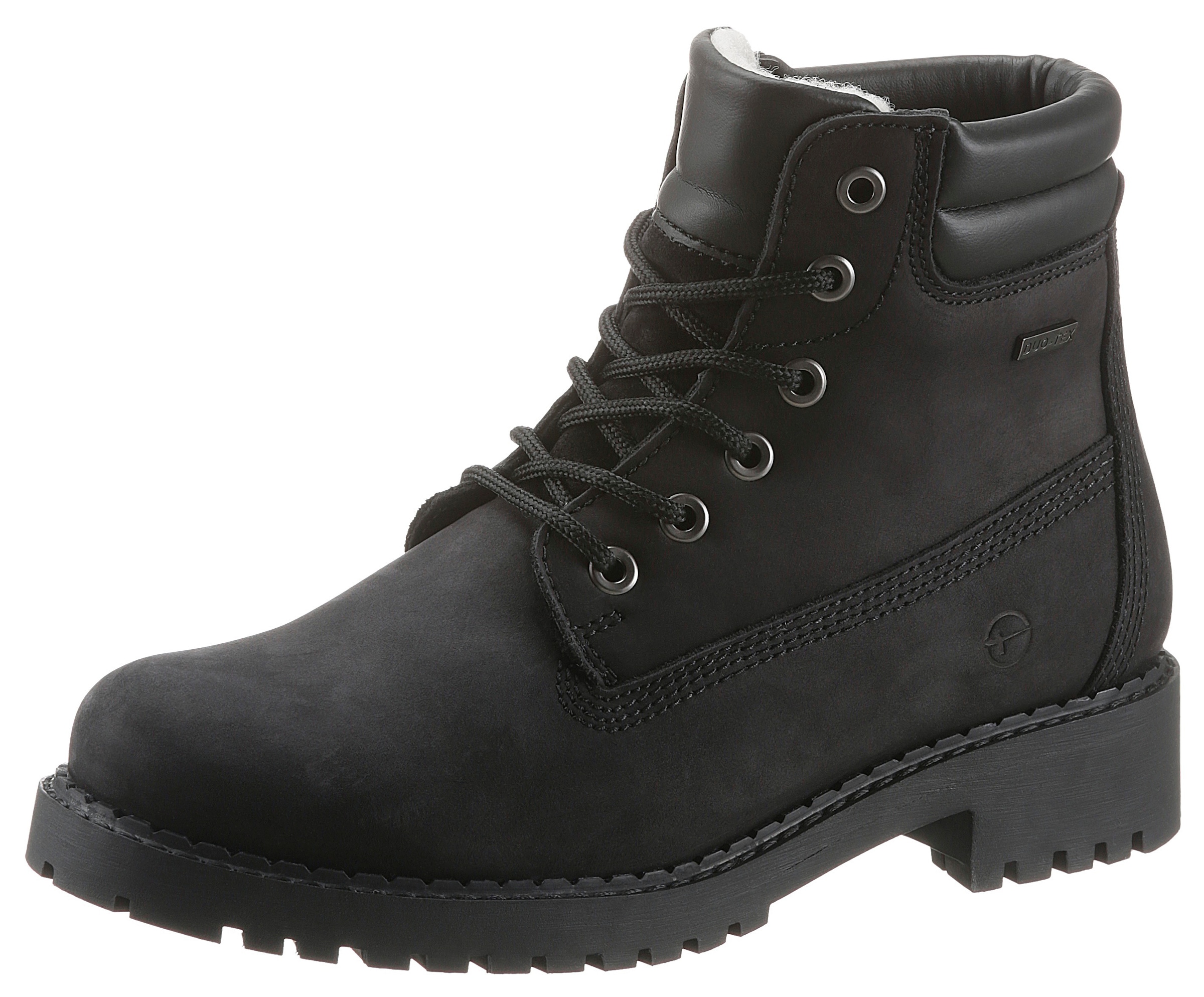 Image of Tamaris Winterboots, Blockabsatz, Schnürstiefelette mit DUO-TEX Ausstattung