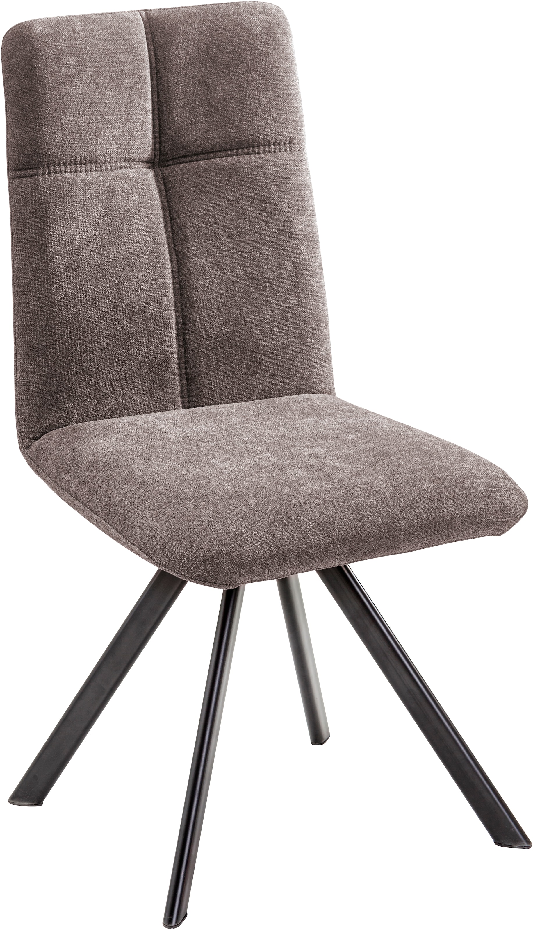 Image of massivline&more 4-Fussstuhl "SK Kota, Stuhl, Esszimmerstuhl, Küchenstuhl" () 2 Stk.Gestell Metall schwarz