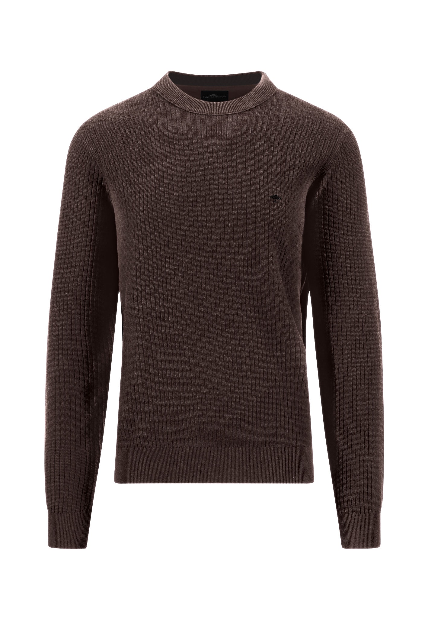 FYNCH-HATTON Pull en tricot avec broderie du logo