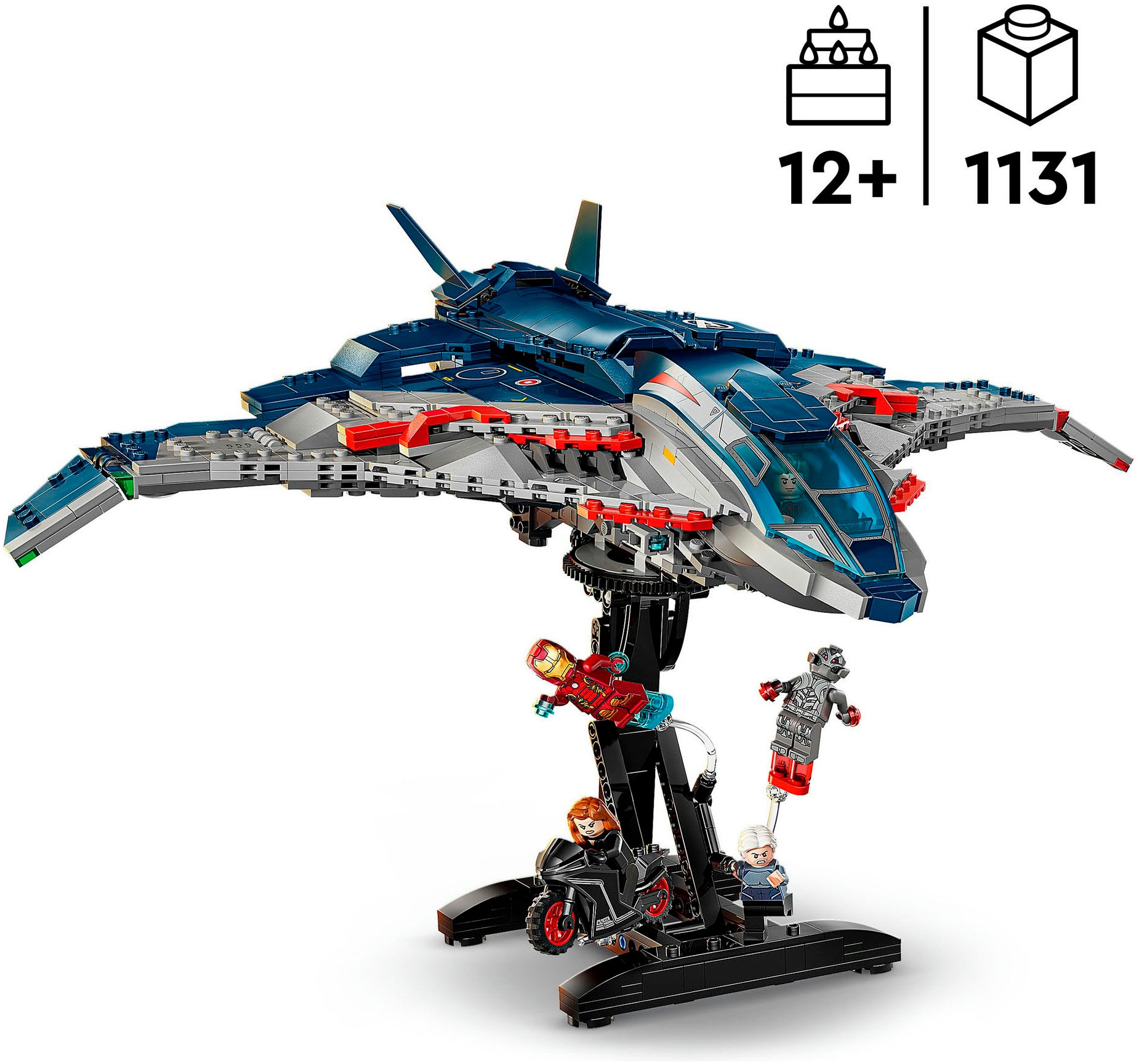 LEGO® Konstruktionsspielsteine »Avengers: Age of Ultron Quinjet (76325), LEGO Super Heroes« Made in Europe