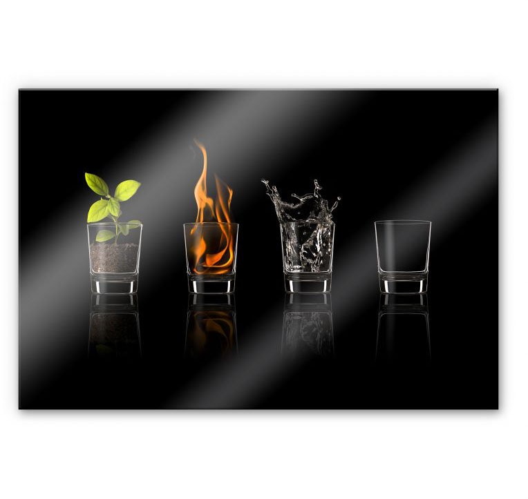 Image of Wall-Art Küchenrückwand »Frutos Vargas - Four Elements«, (1 tlg.) bei Ackermann Versand Schweiz