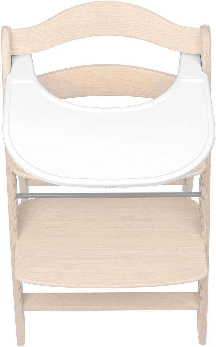 Hauck Plateau de chaise haute »Arketa Click Tray, White« aus recyceltem Material