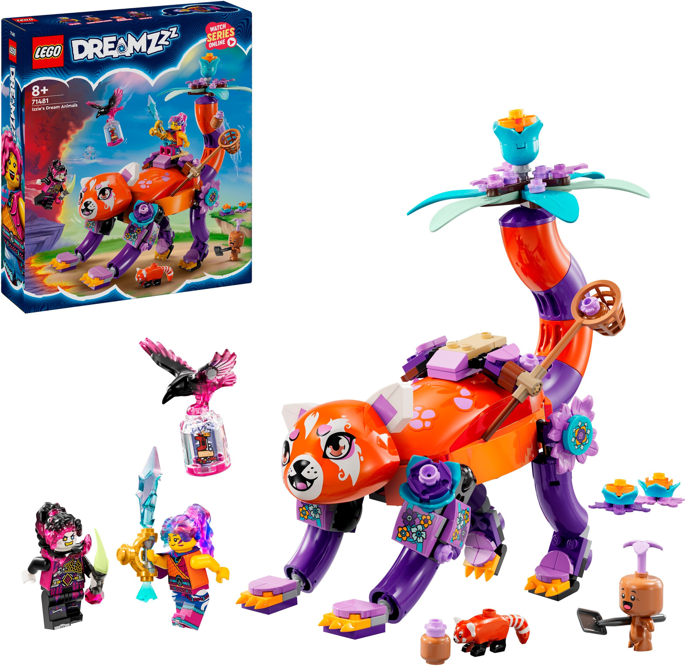 Image of LEGO Konstruktionsspielsteine "Izzies Traumtiere (71481), LEGO DREAMZzz" Made in Europe