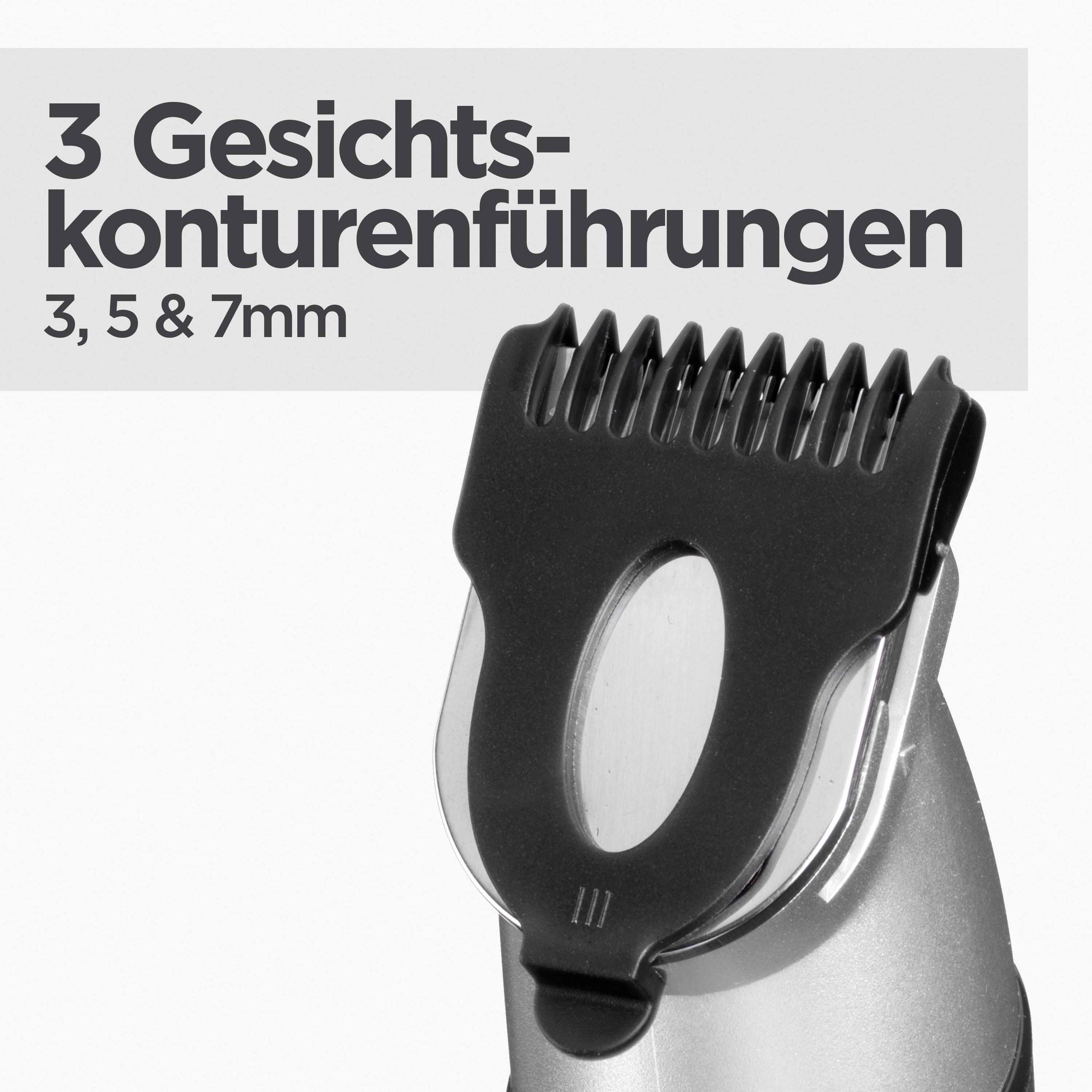 BaByliss Multifunktionstrimmer »Lithium Power 11-in-1 Multitrimmer MT812E« 5 Aufsätze Leistungsstarker Motor, 11-in-1 Funktion, präzise Klingen, ergonomisch