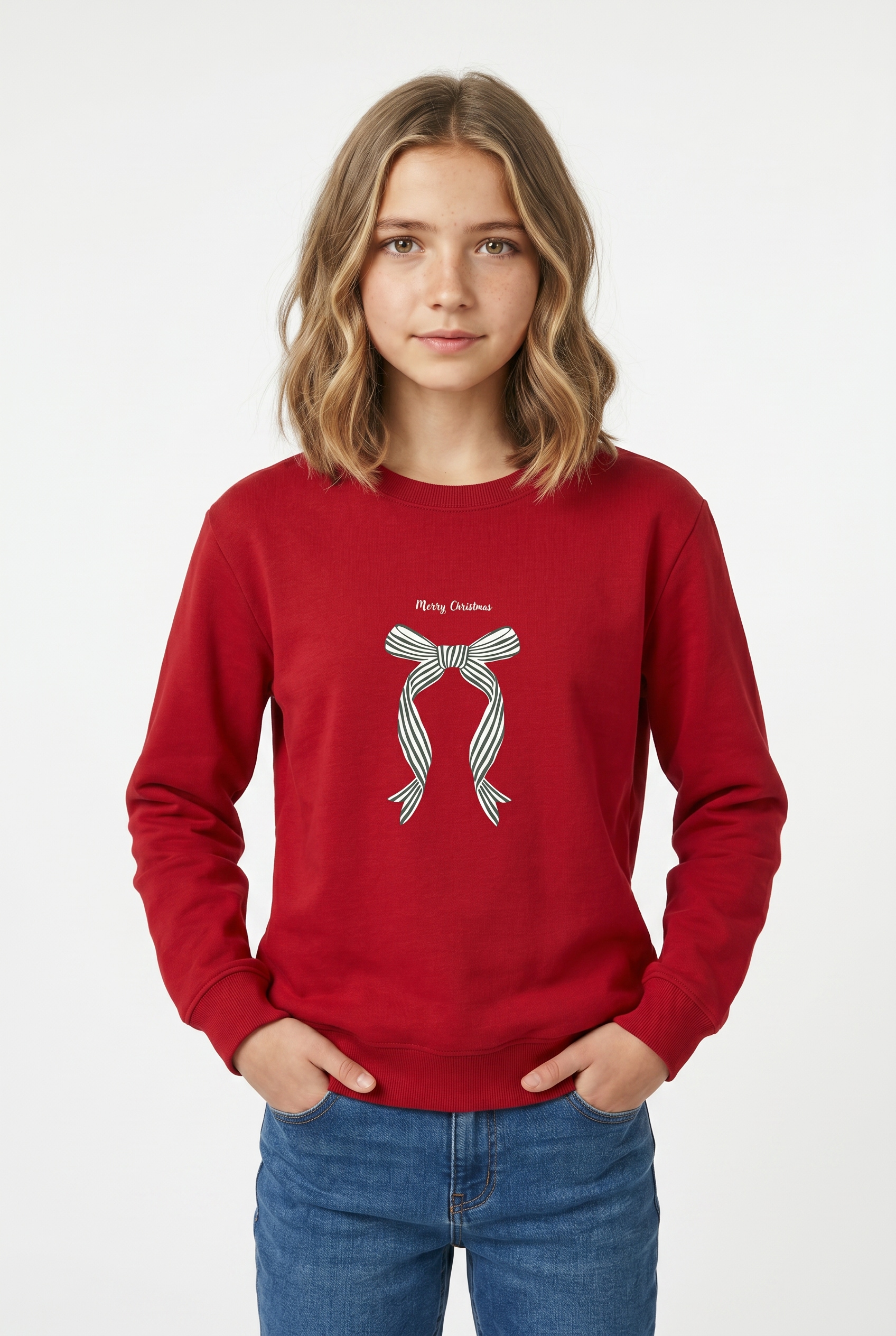 Image of Name It Sweatshirt "NKFVISMAS LS NREG SWEAT BRU"