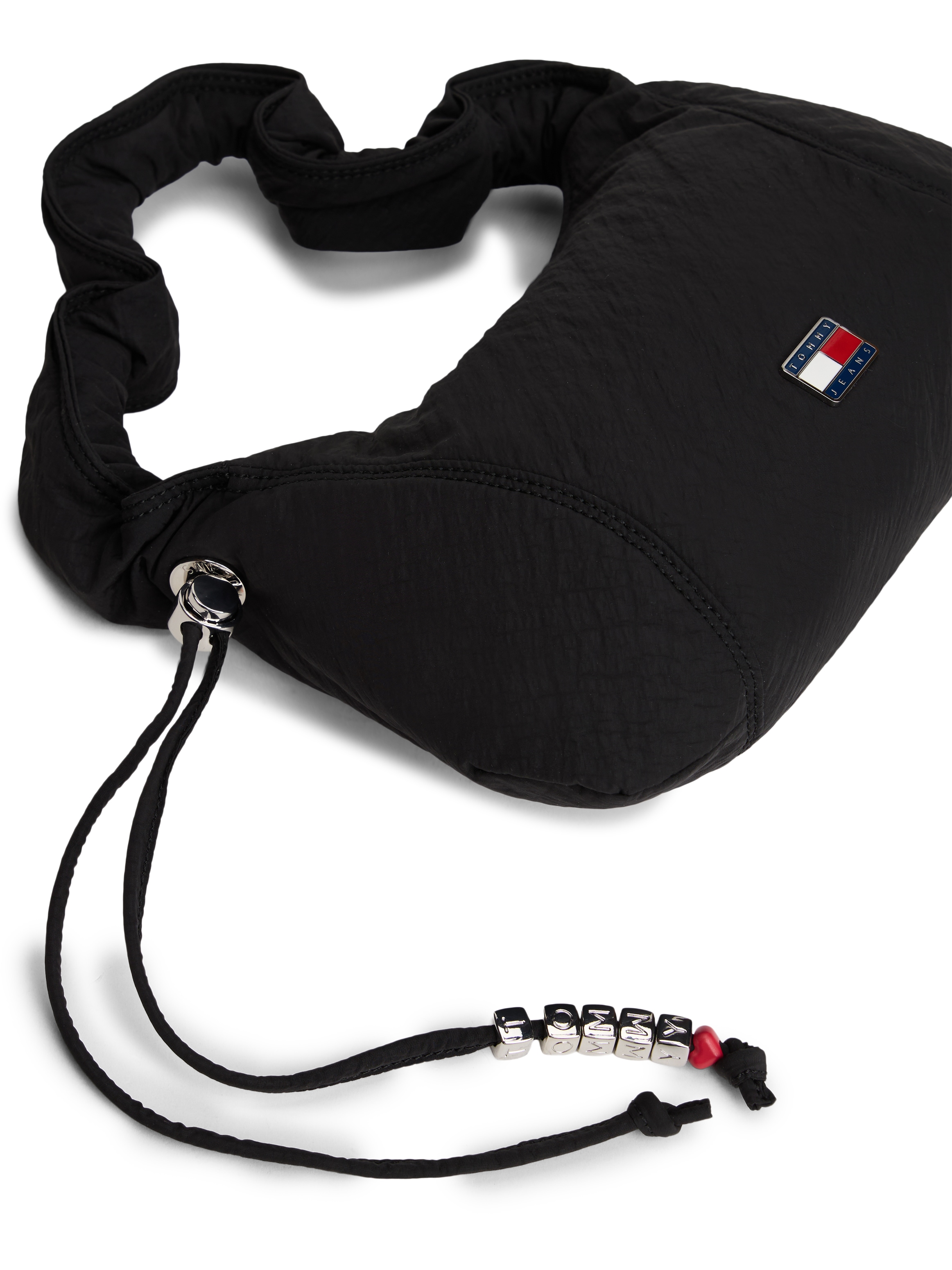 Tommy Jeans Sac à bandoulière »TJW CASUAL SHOULDER BAG« sac à main femme, minibag, avec perles décoratives et éléments bijoux