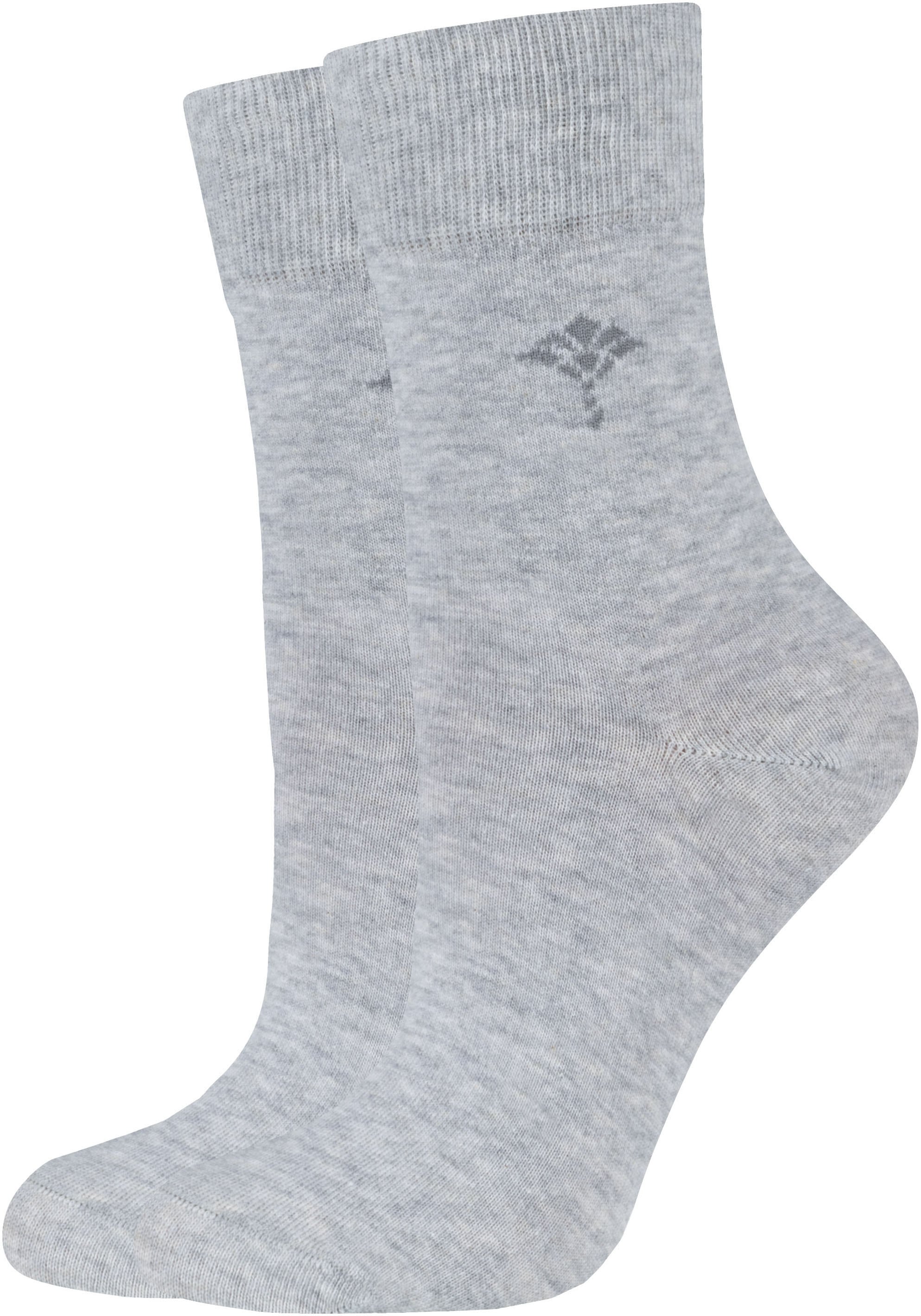 JOOP! Chaussettes »for your daily glam« 4 cuis tlg. mit Cornflower-Logo, Rippenbündchen