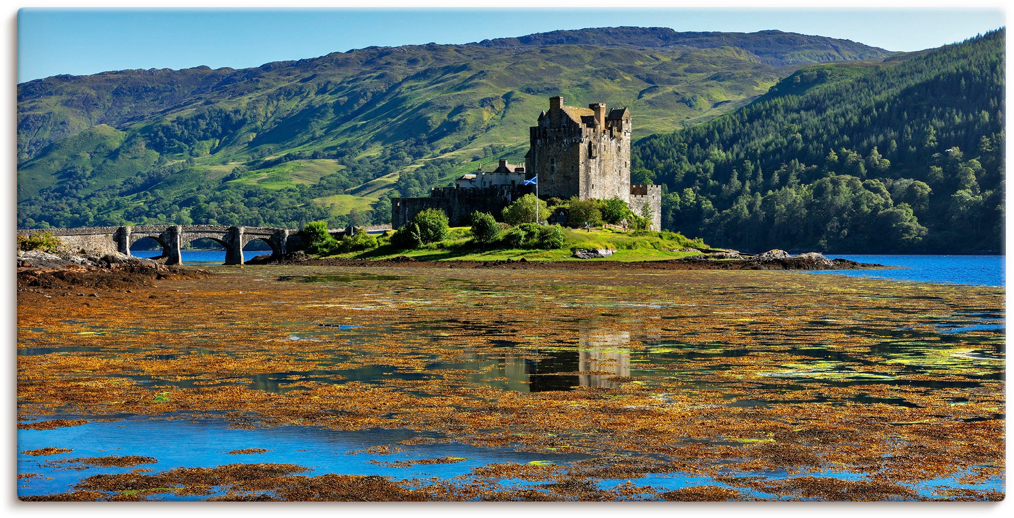 Image of Artland Wandbild »Haslachschlucht im Schwarzwald«, Waldbilder, (1 St.), in vielen Grössen & Produktarten - Alubild / Outdoorbild für den Aussenbereich, Leinwandbild, Poster, Wandaufkleber / Wandtattoo auch für Badezimmer geeignet bei Ackermann Versand Sch