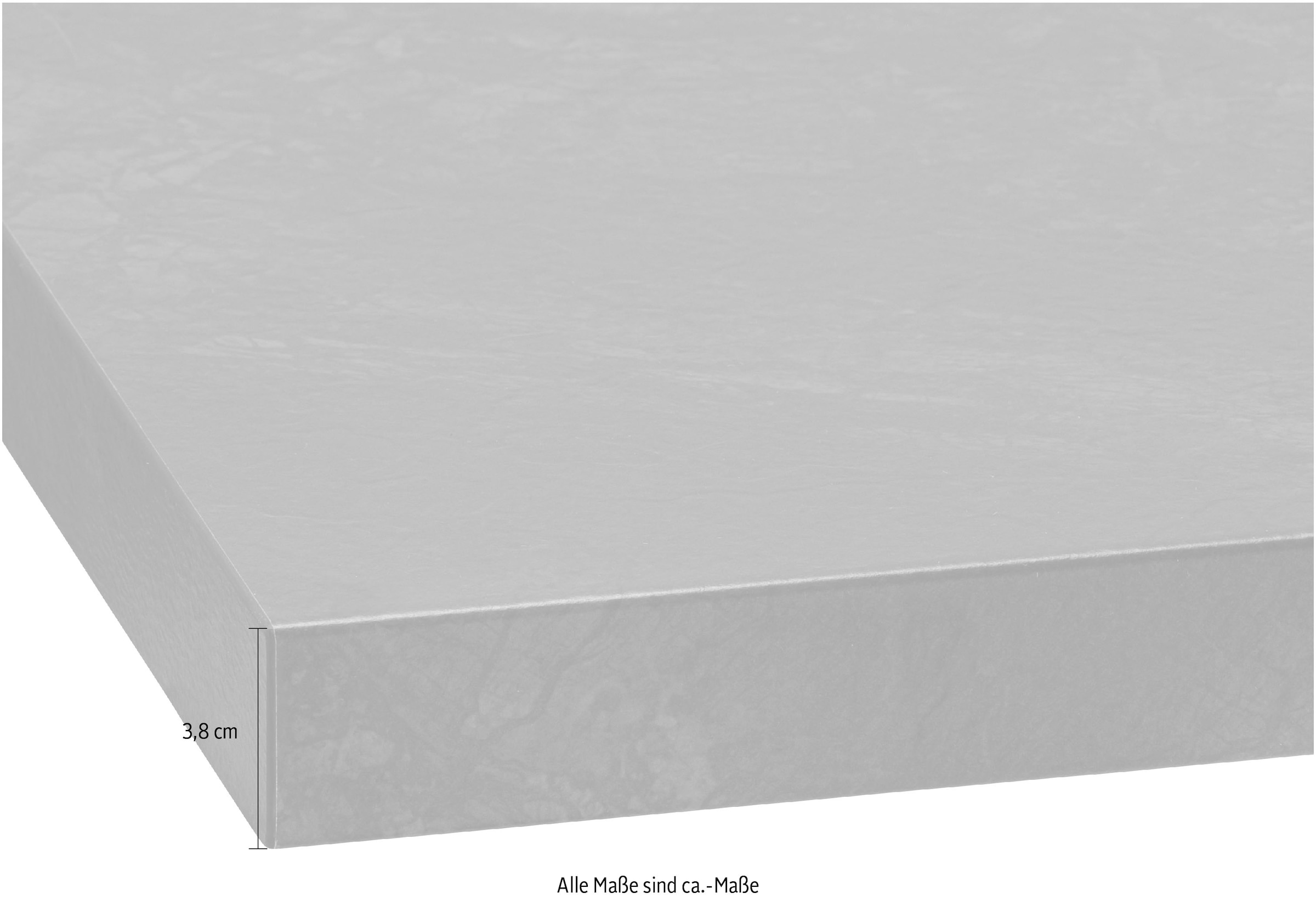 wiho Küchen Arbeitsplatte »Flexi«, 38 mm stark