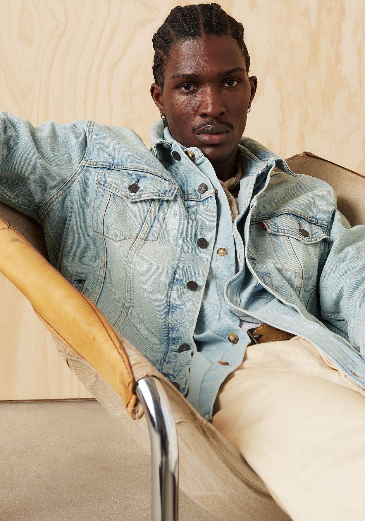 Levi's® Jeansjacke »VINTAGE FIT TRUCKER JKT«, ohne Kapuze, mit Knopfleiste