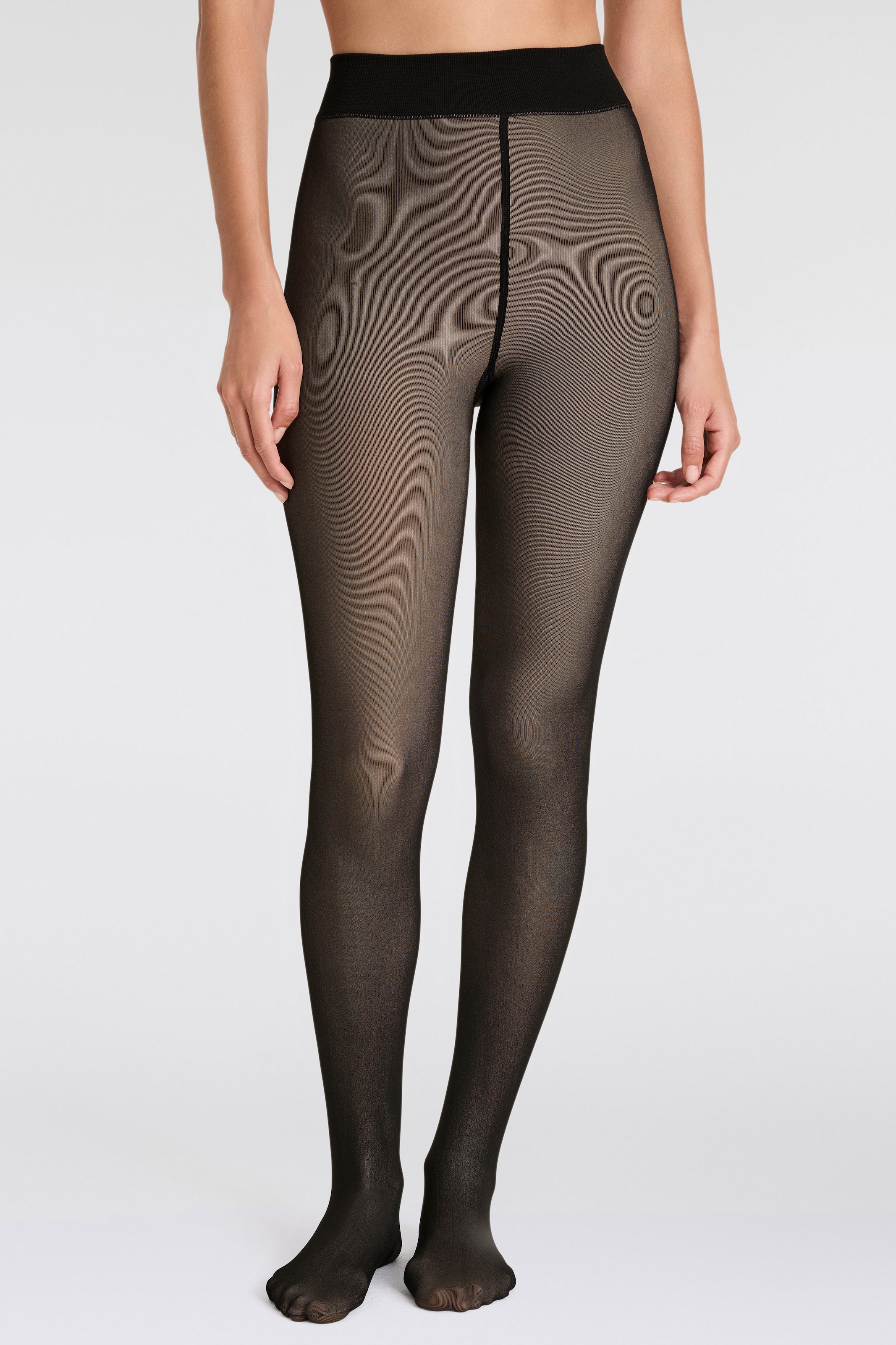 Sarlini Thermostrumpfhose "LADIES FLEECE LINED TIGHTS im transparenten Look" mit angenehmer Fleece-Fütterung in Feinstrumpfhosenoptik