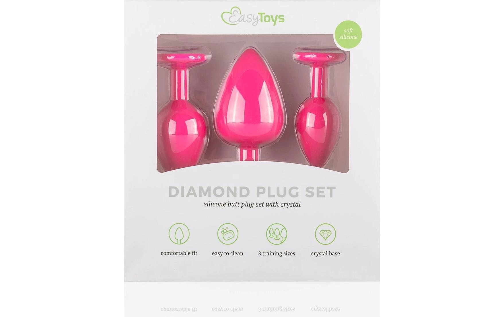   Analplug »Anal Plug aus Silikon mit Diamant Pink« ()