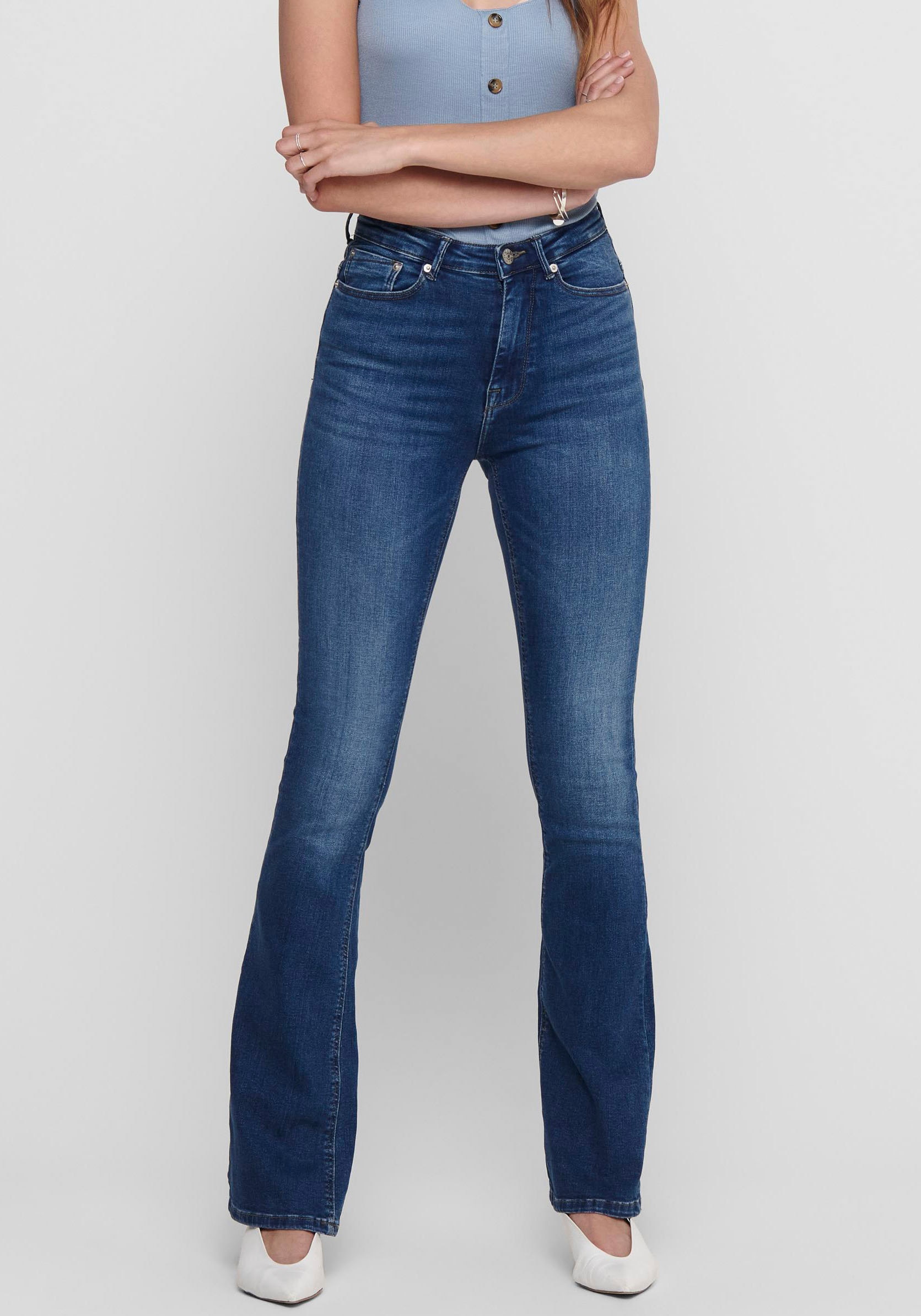 Image of Only Bootcut-Jeans »ONLPAOLA LIFE HW FLARED« bei Ackermann Versand Schweiz