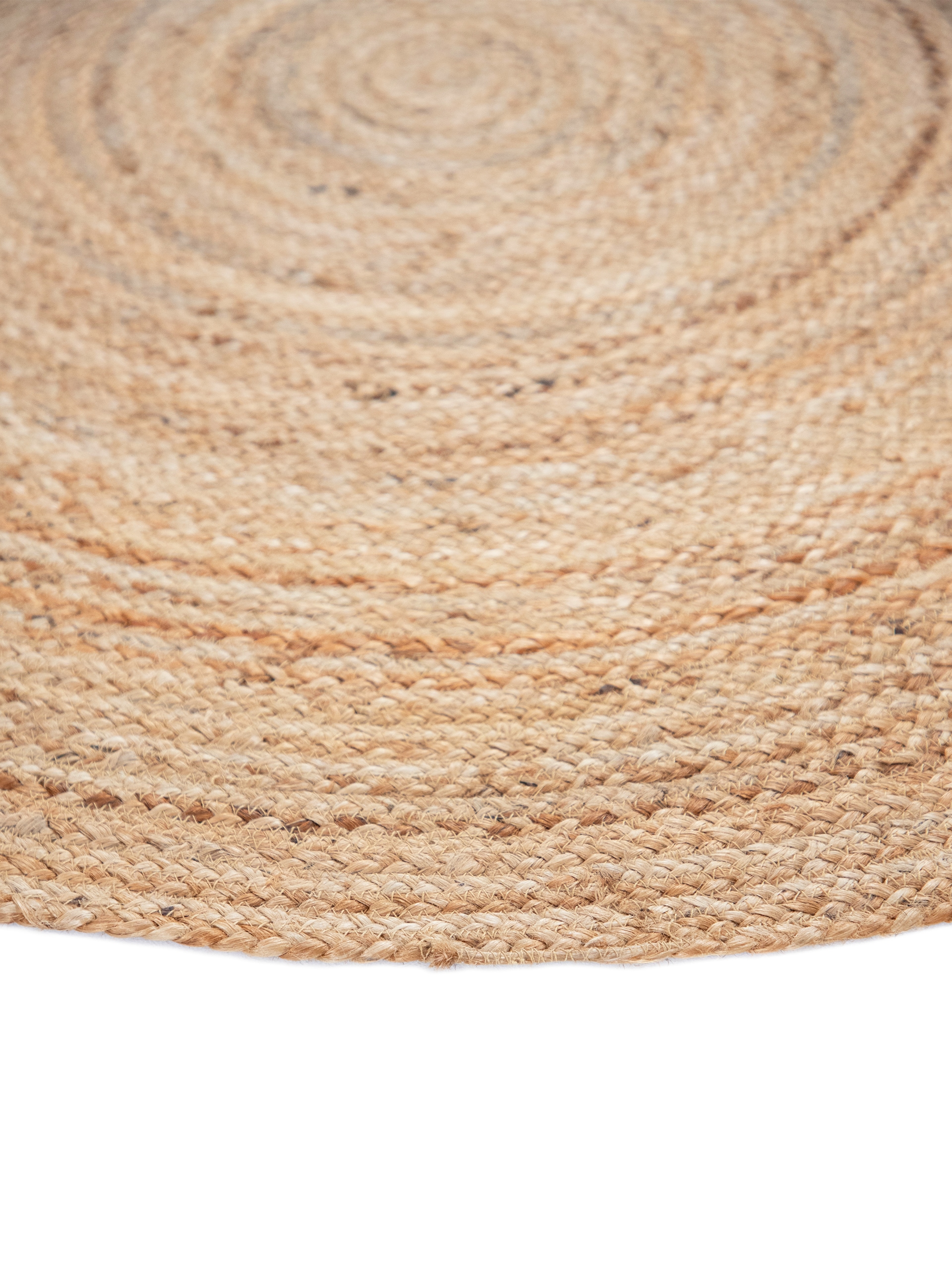 carpetfine Teppich »Nele Juteteppich Naturfaser«, rund, 6 mm Höhe, geflochtener Wendeteppich aus 100%Jute, in rund und oval, viele Grössen