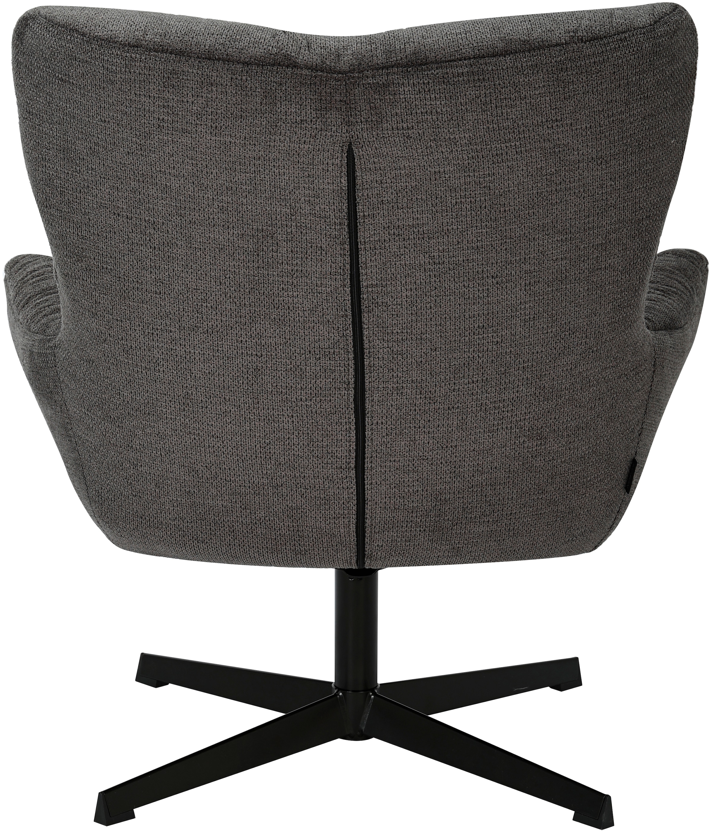 INOSIGN Drehsessel »VERGAS Ohrensessel mit Hocker im Set«, Relaxsessel mit 360-Grad-Drehfunktion u. Hocker, Web-Stoff