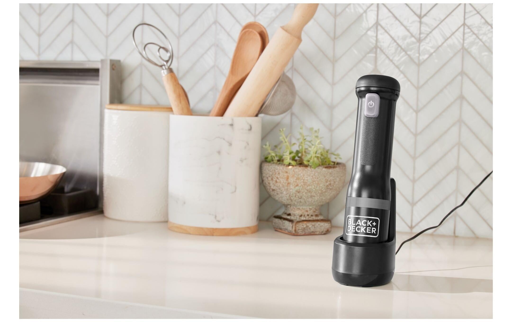 Black + Decker Stabmixer »Stabmixer 6er Kit schwarz«, 14 W