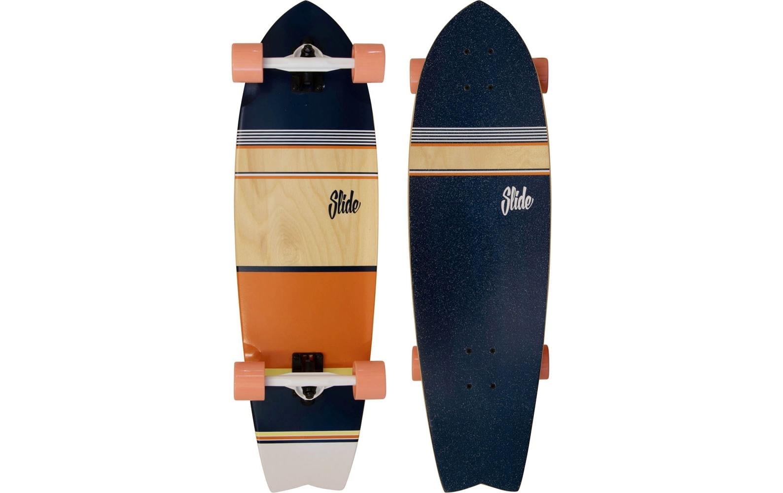  Planche à roulettes »Slide Cruiser Stripes orange 34«
