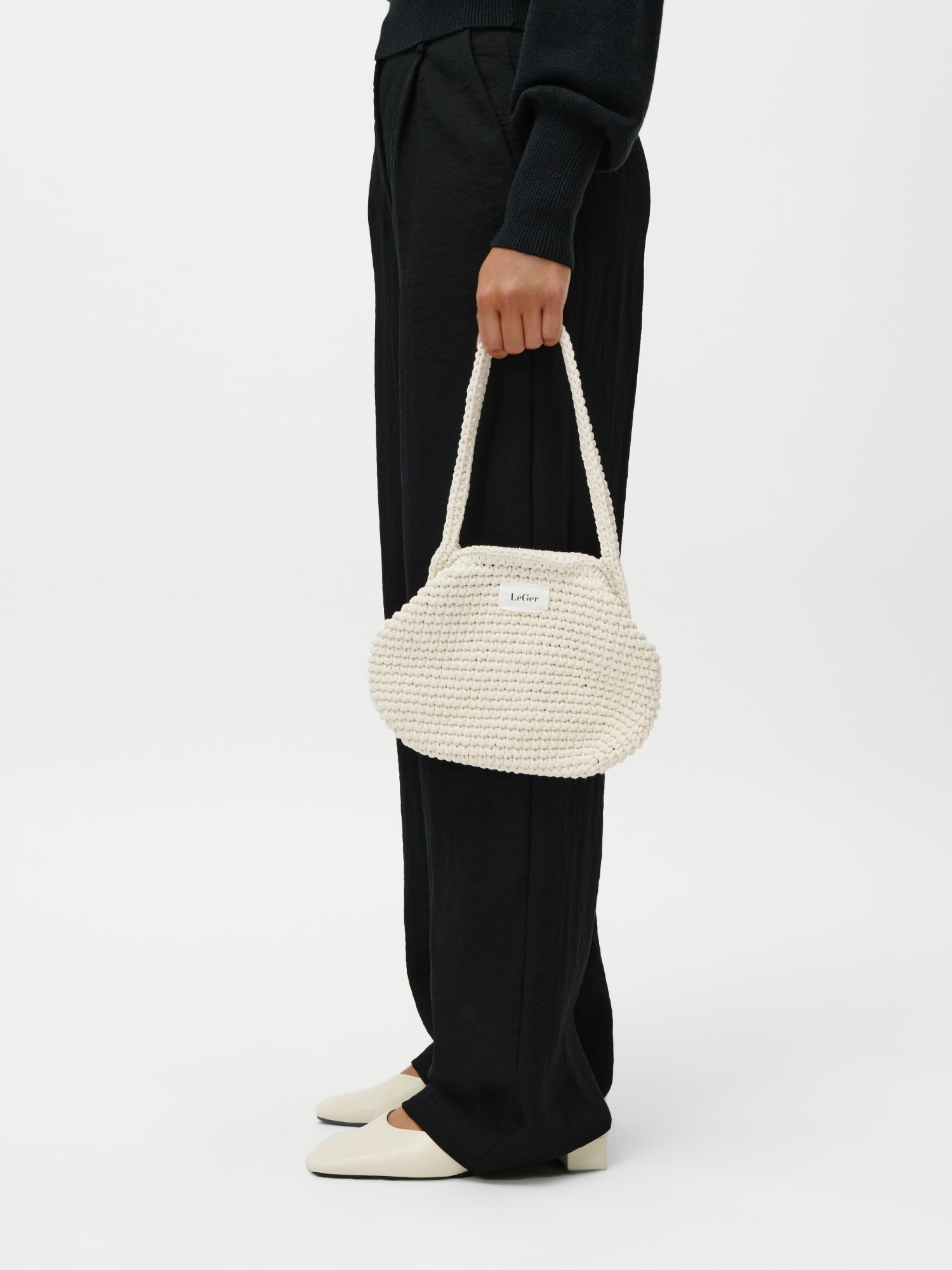 LeGer Sac à main »Perle Bag« in Häkeloptik