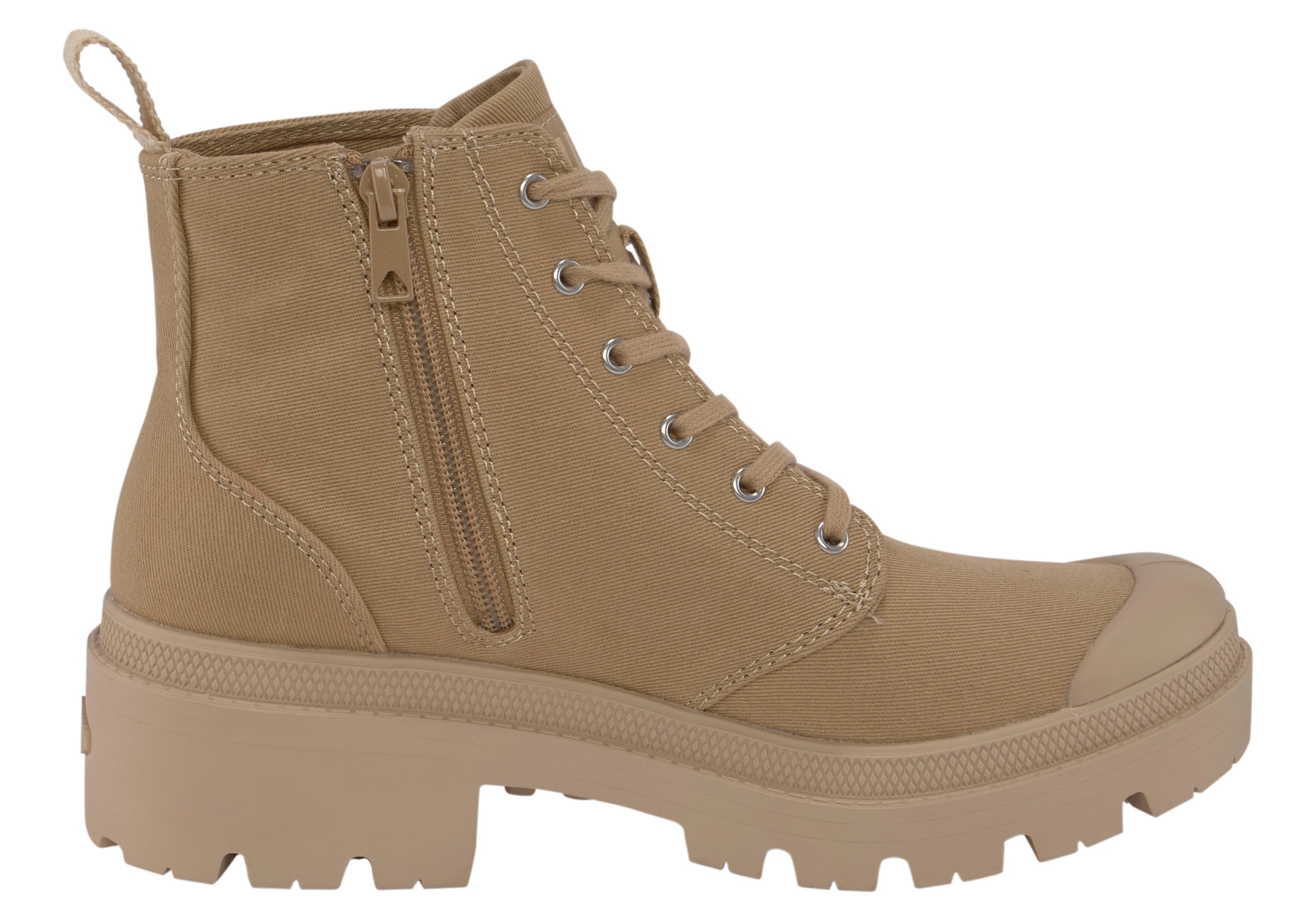 Palladium Schnürboots »PALLABASE TWILL«, aus Textil