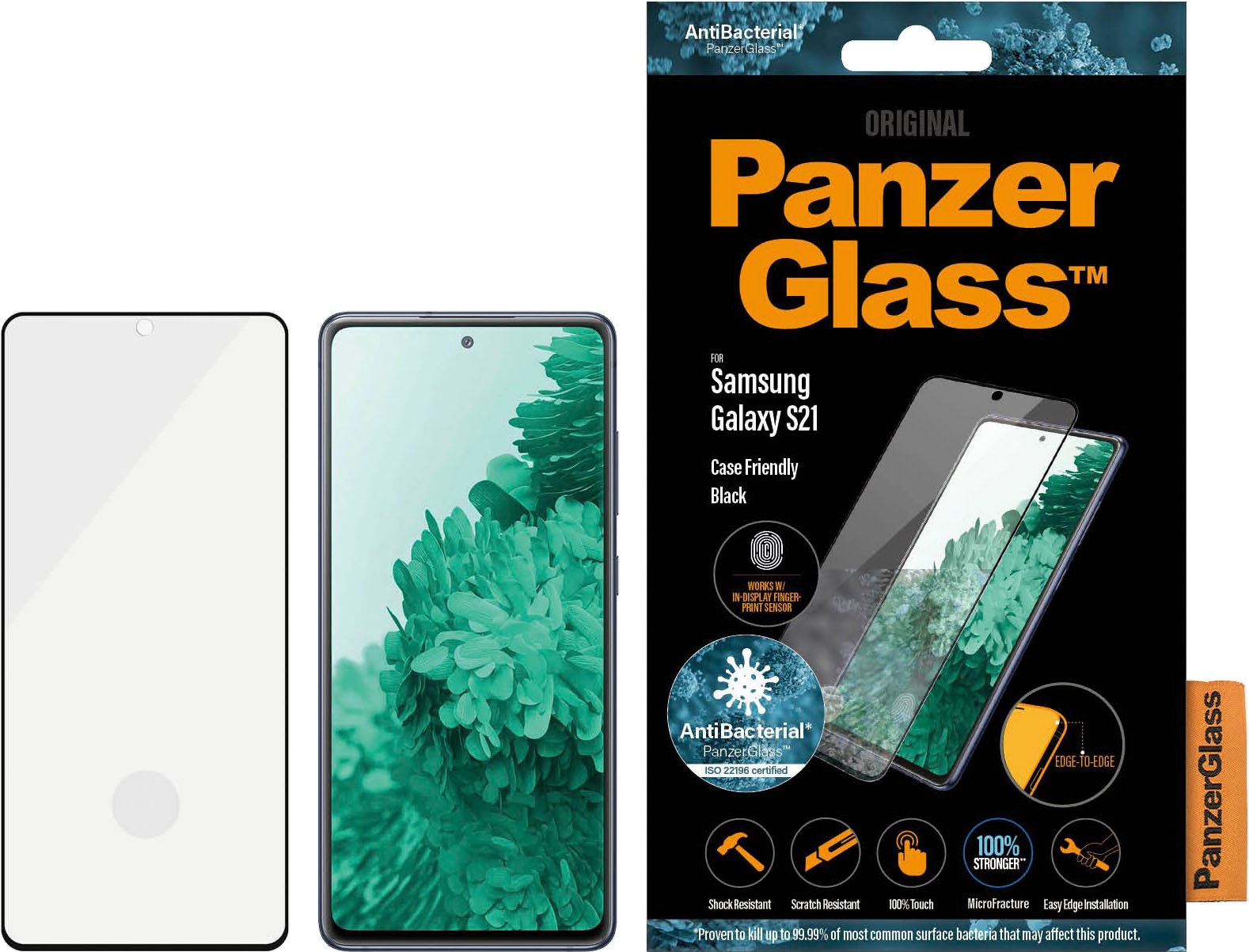 Image of PanzerGlass Displayschutzfolie »7256«, für Galaxy S21 bei Ackermann Versand Schweiz