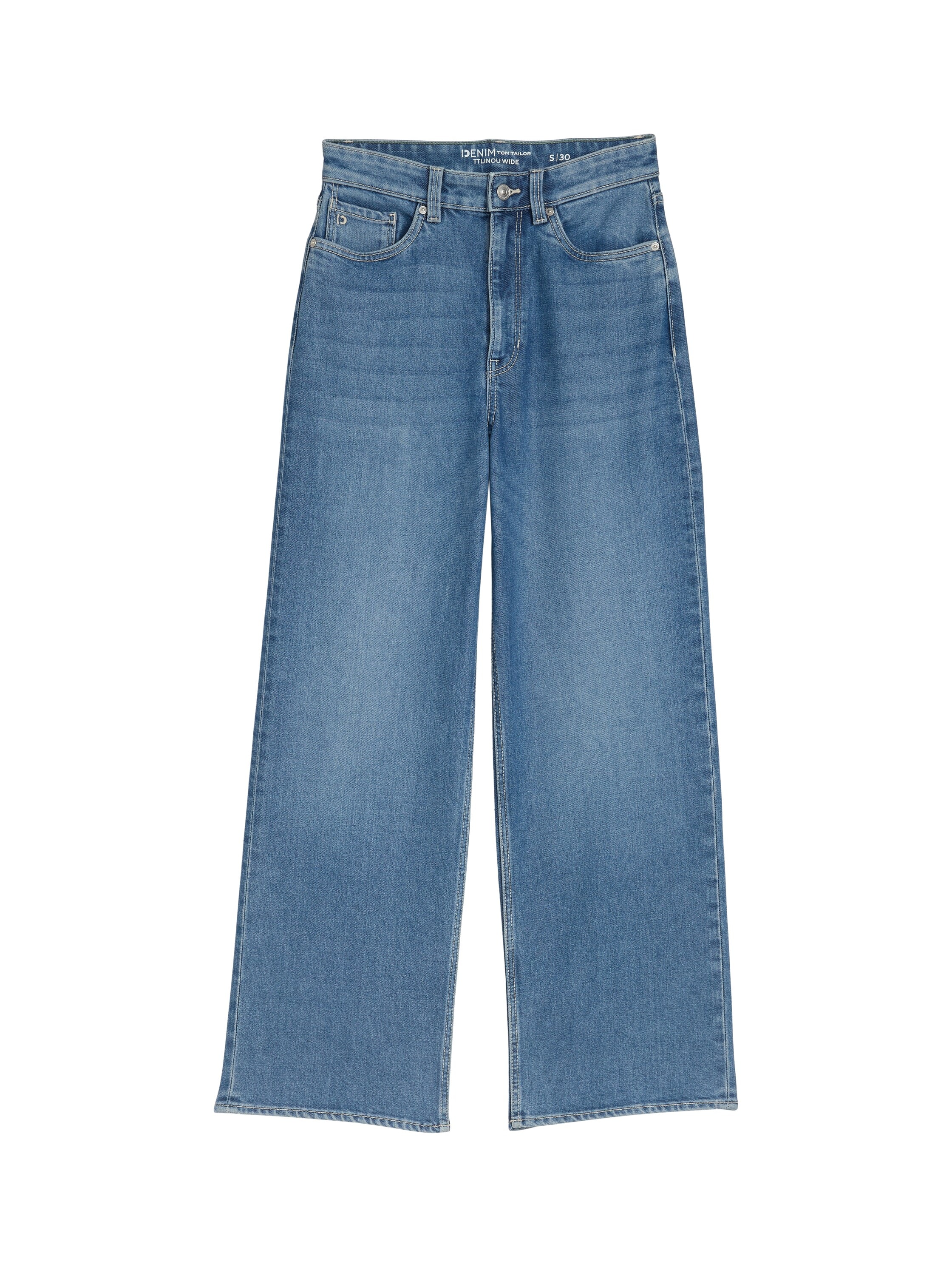 TOM TAILOR Denim Weite Jeans »LINOU«, im Five-Pocket Style