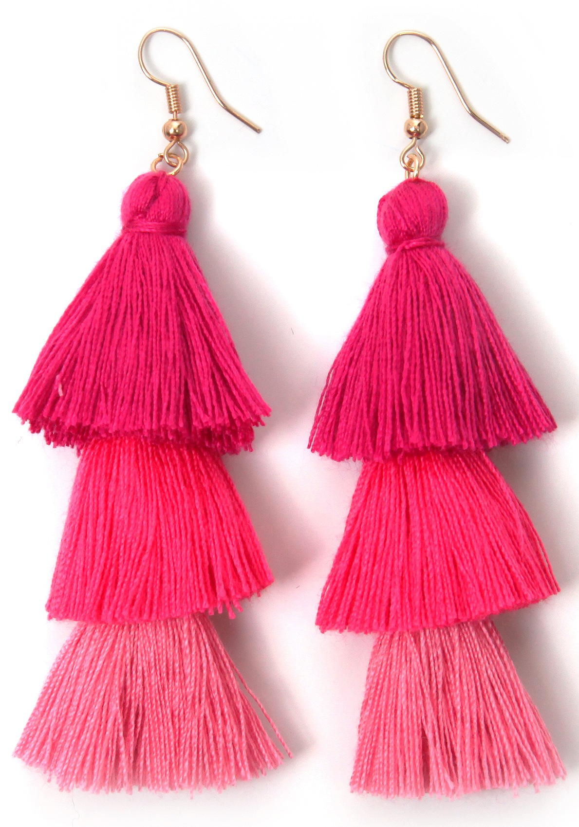 Image of J.Jayz Paar Ohrhaken »Quaste, pinkmix, trendig« bei Ackermann Versand Schweiz