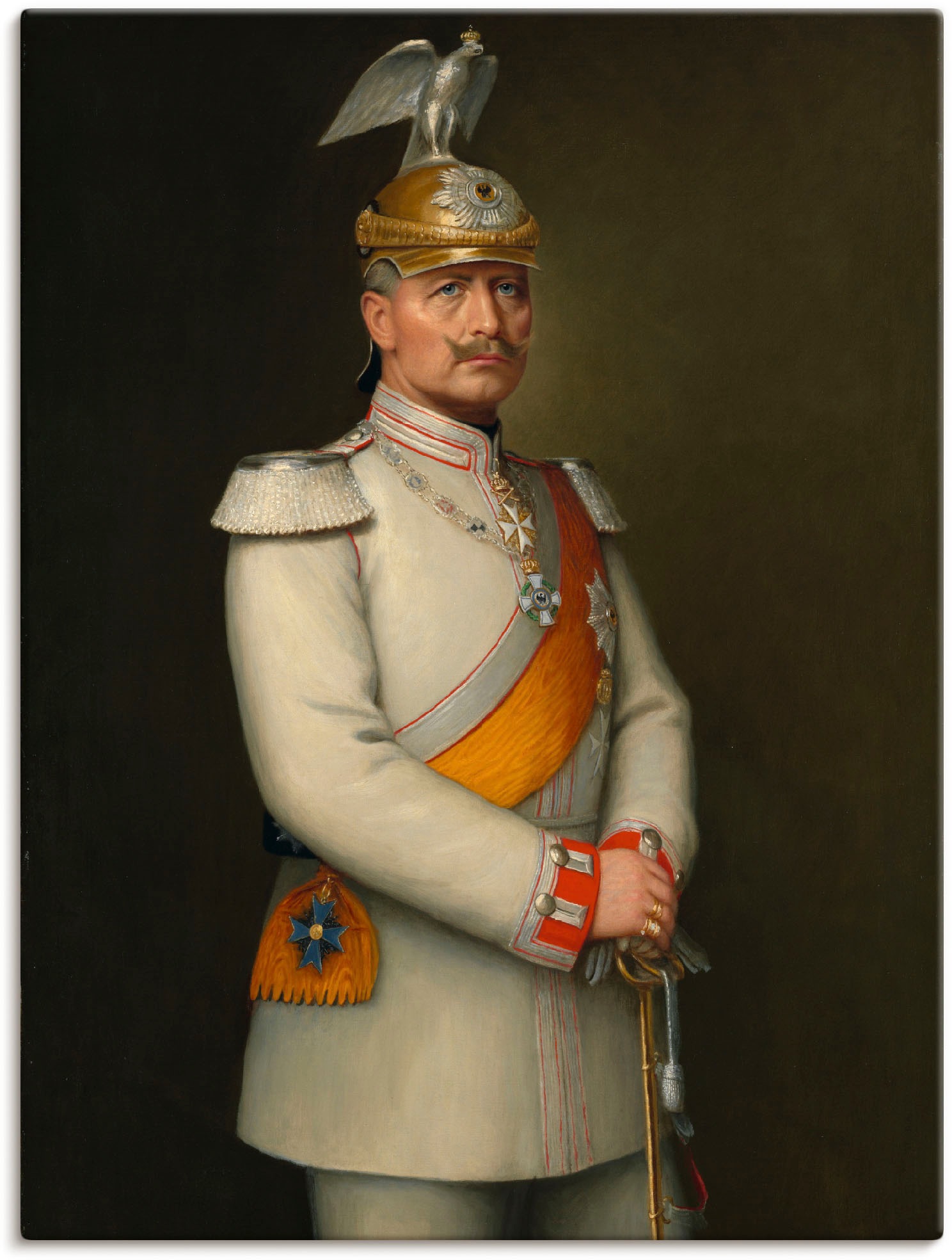 Image of Artland Wandbild »Bildnis Kaiser Wilhelm II.«, Menschen, (1 St.), in vielen Grössen & Produktarten -Leinwandbild, Poster, Wandaufkleber / Wandtattoo auch für Badezimmer geeignet bei Ackermann Versand Schweiz