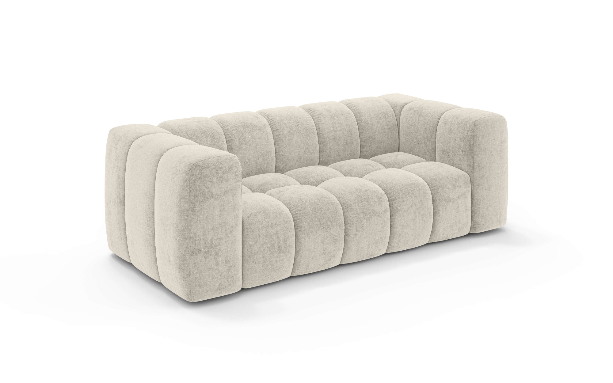 homsy by Ana Johnson 3-places »»L« BOUBELLE Design-Sofa, Bubble-Optik, Breite 217 cm« hoher Sitzkomfort dank Wellenunterfederung, L Sitztiefe 63 cm