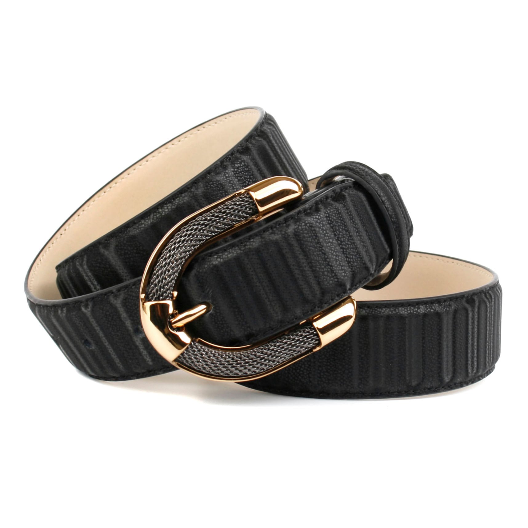 Image of Anthoni Crown Ledergürtel, Schliesse mit Metallgeflecht bei Ackermann Versand Schweiz