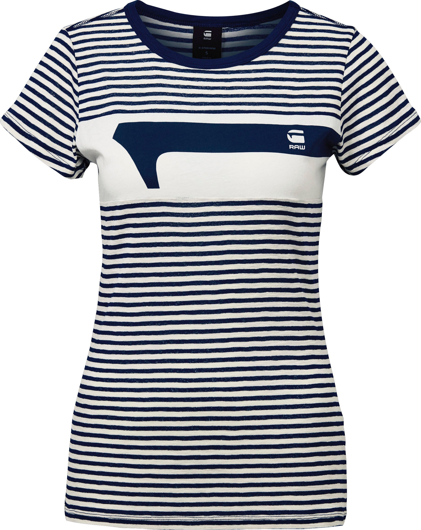 Image of G-Star RAW T-Shirt »Litmic yd stripe gr one slim r t wmn s-s«, im Streifen-Design bei Ackermann Versand Schweiz