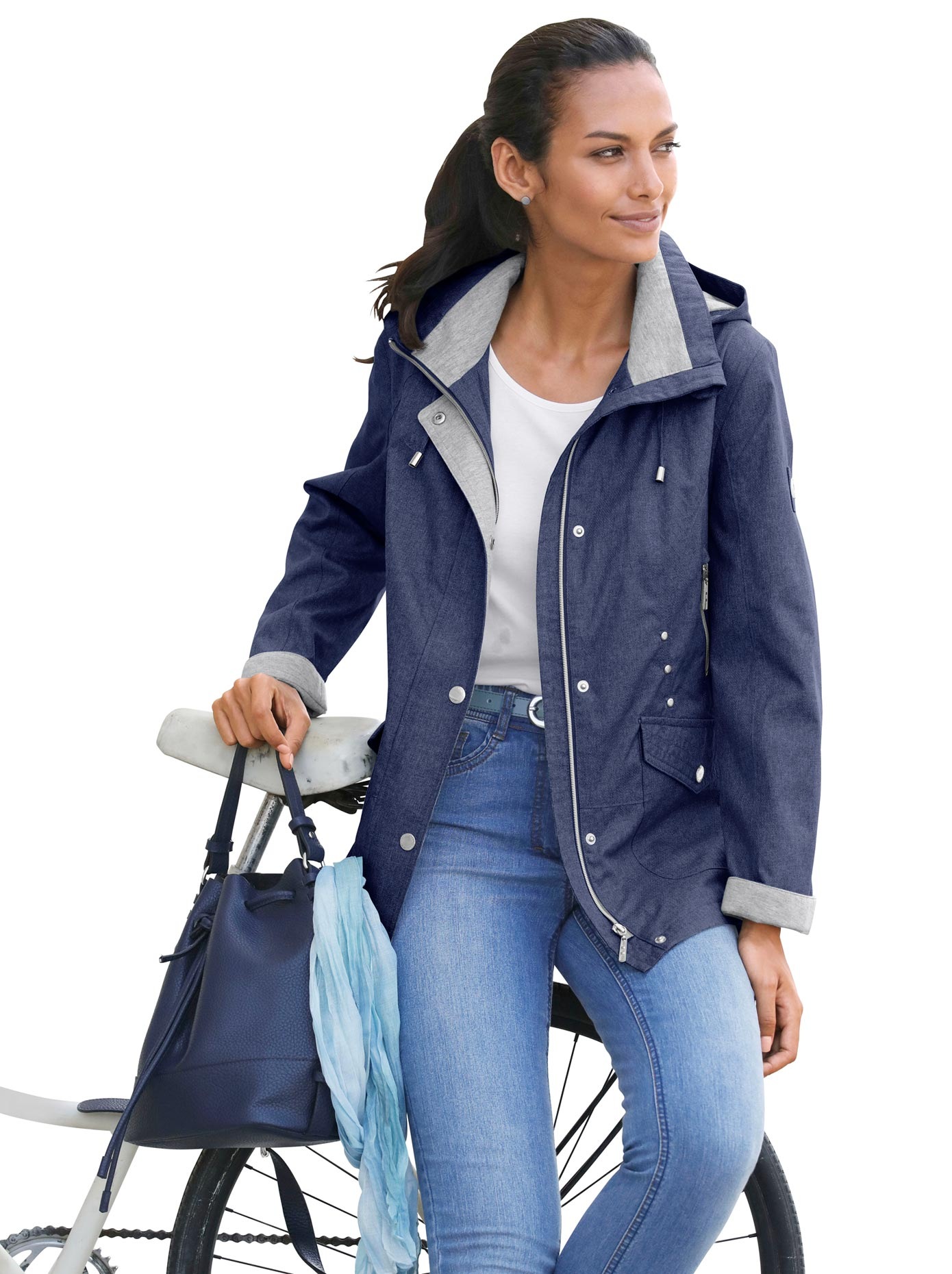 Jacke mit gefütterter Kapuze