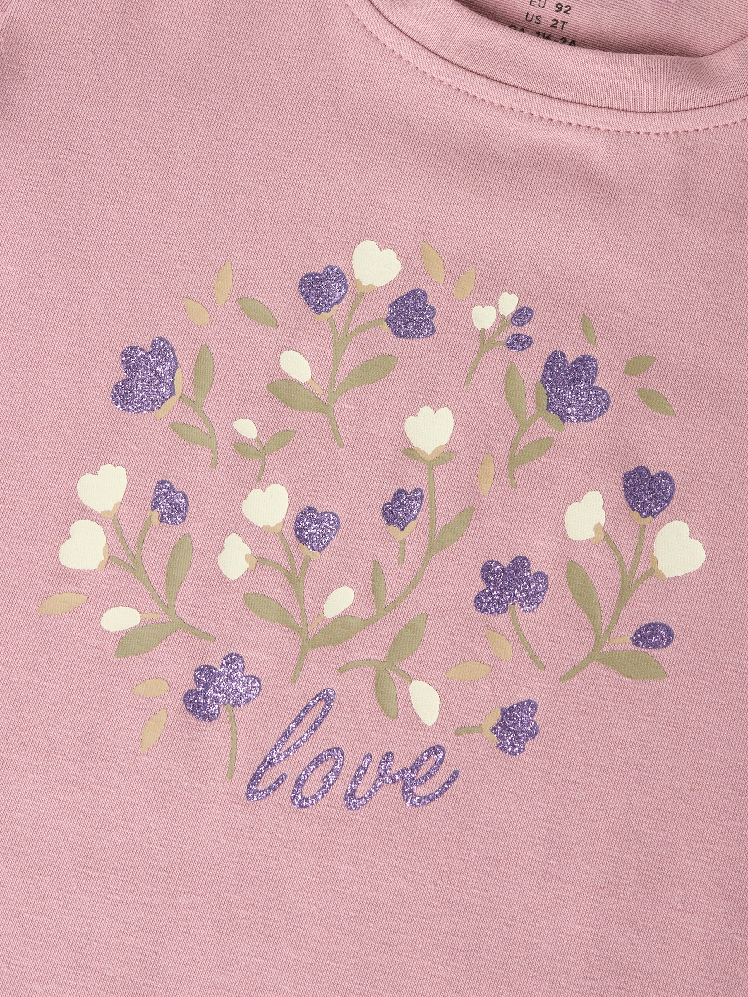 Name It T-shirt à manches longues »NMFOCEATU LS TOP BOX« mélange coton, coupe régulière