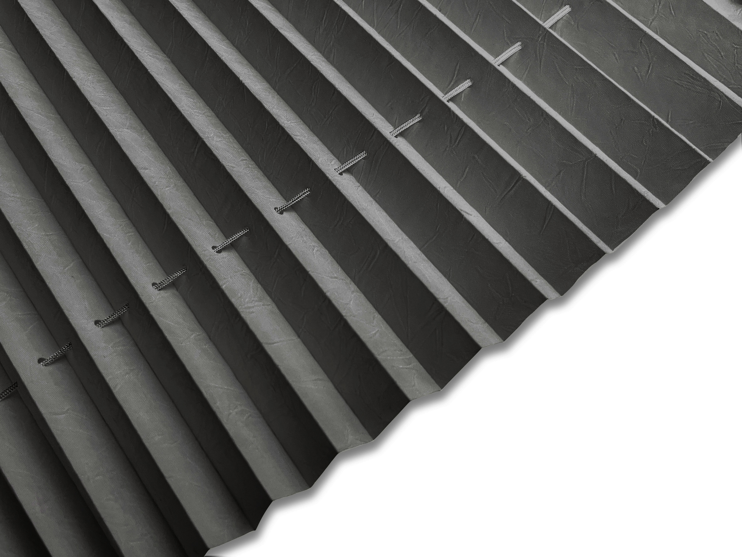 GOODproduct Plissé »DAHRA - in Crush-Optik« Lichtschutz ohne Bohren verspannt Fixmass, Bestseller mit über 5500 4,5-Sterne-Bewertungen, Klemmträger