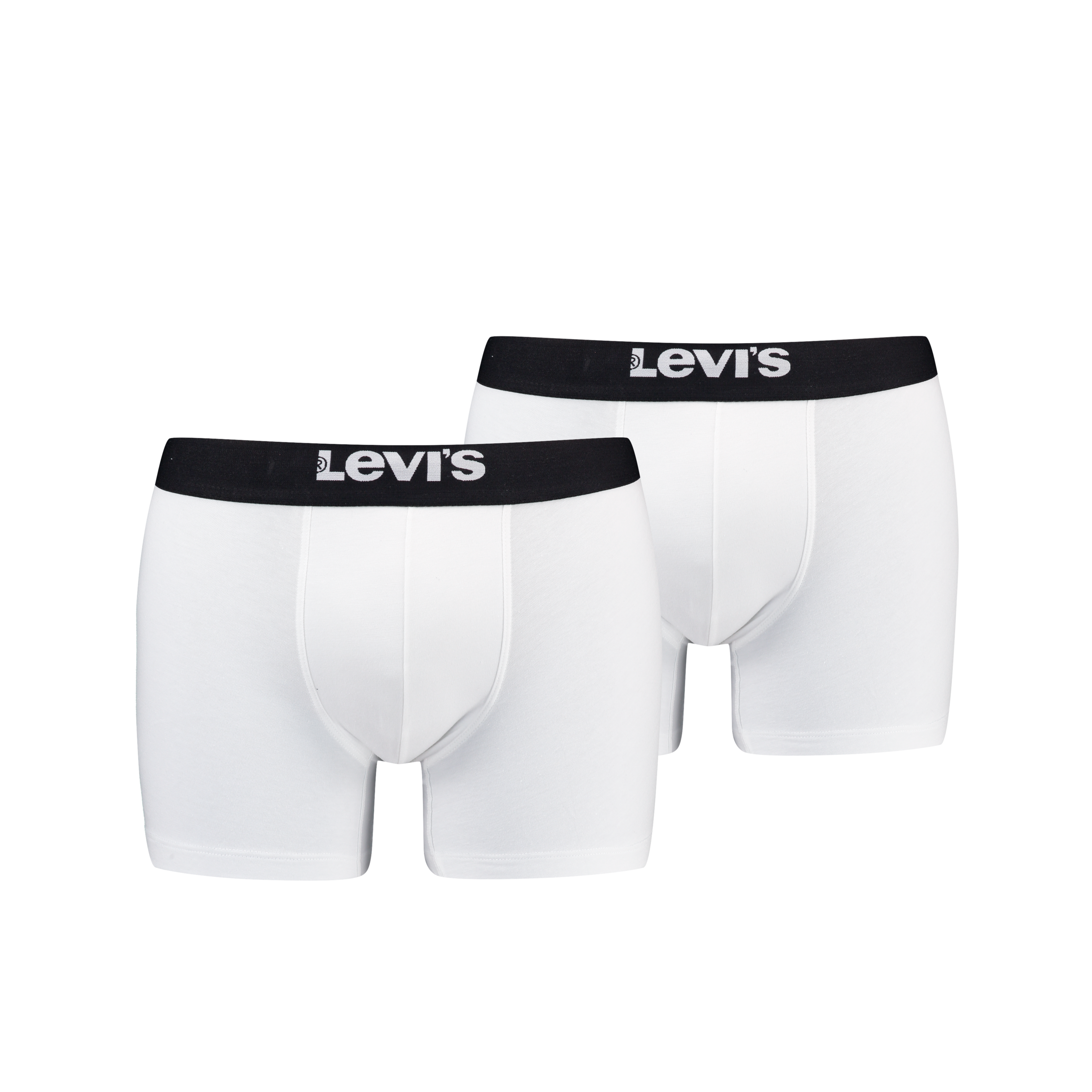 Levi's® Boxers »LEVIS MEN SLD BASC BOXER BRIEF ORG CO 2P« Packung, 2er Pack,  mit breitem Logobund