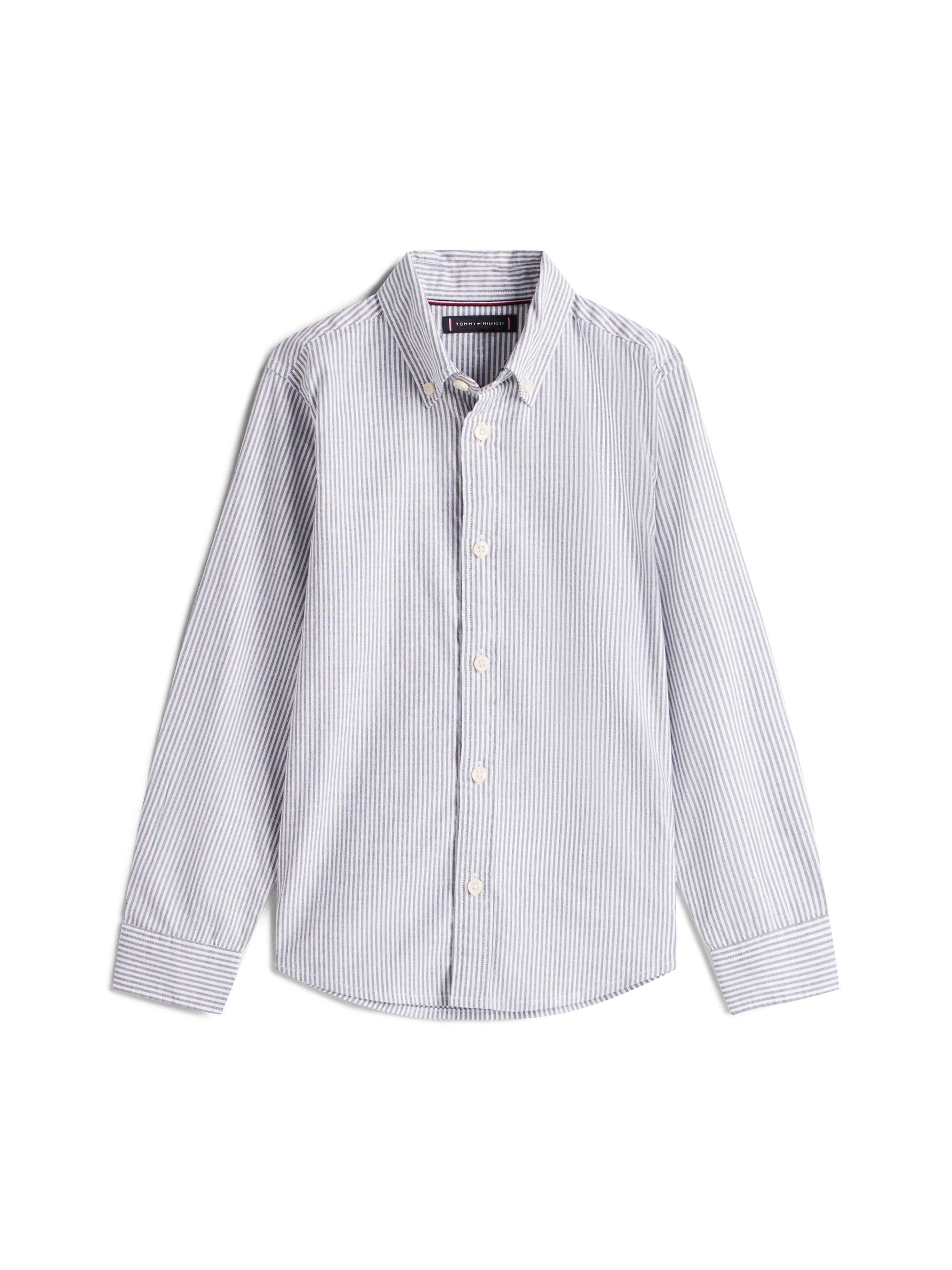 Tommy Hilfiger Chemise à manches longues Button-Down-Kragen, elastische Baumwoll-Qualität, Kinder bis 16 Jahre