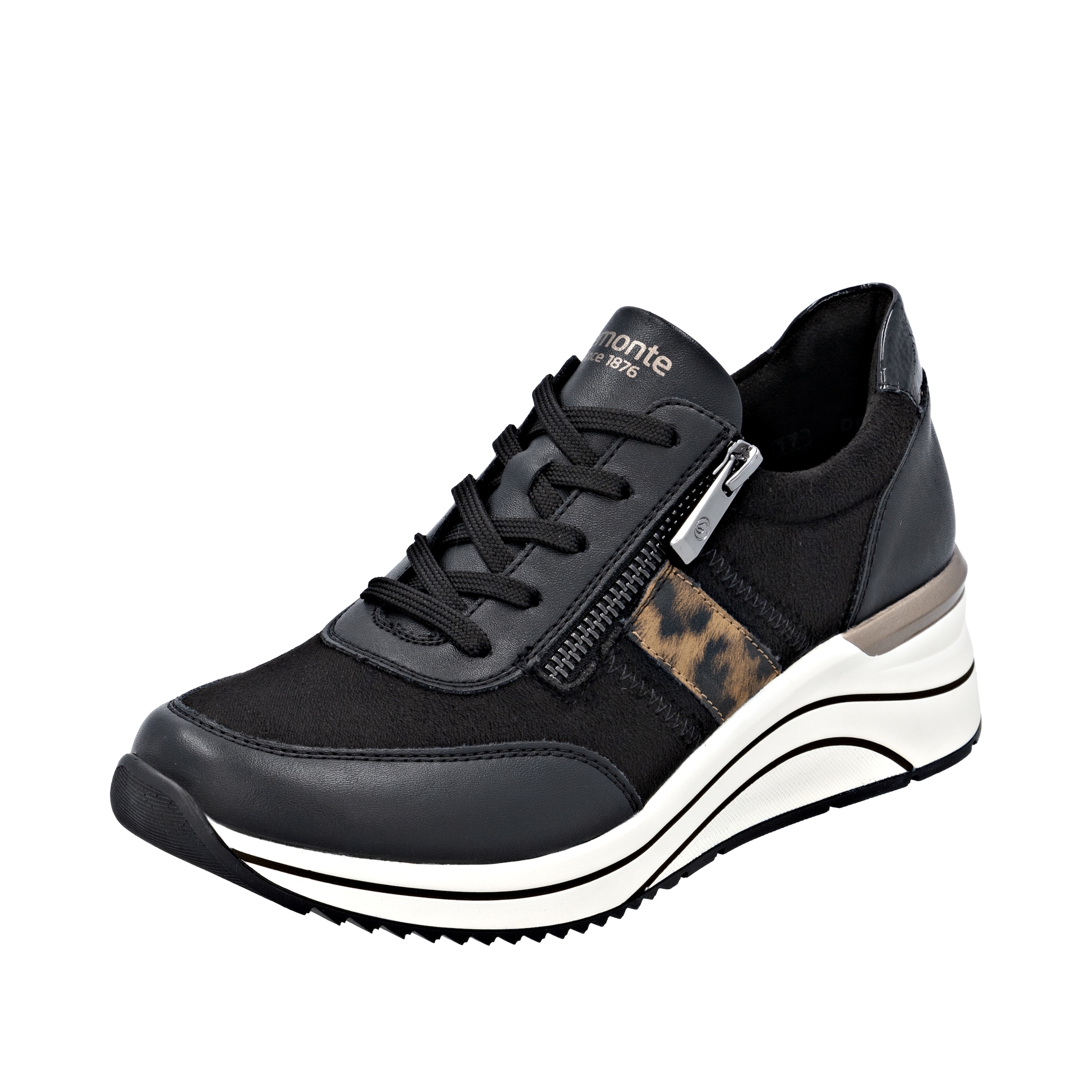 Image of Remonte Keilsneaker Schnürschuh, Halbschuh, Freizeitsneaker in veganer Verarbeitung
