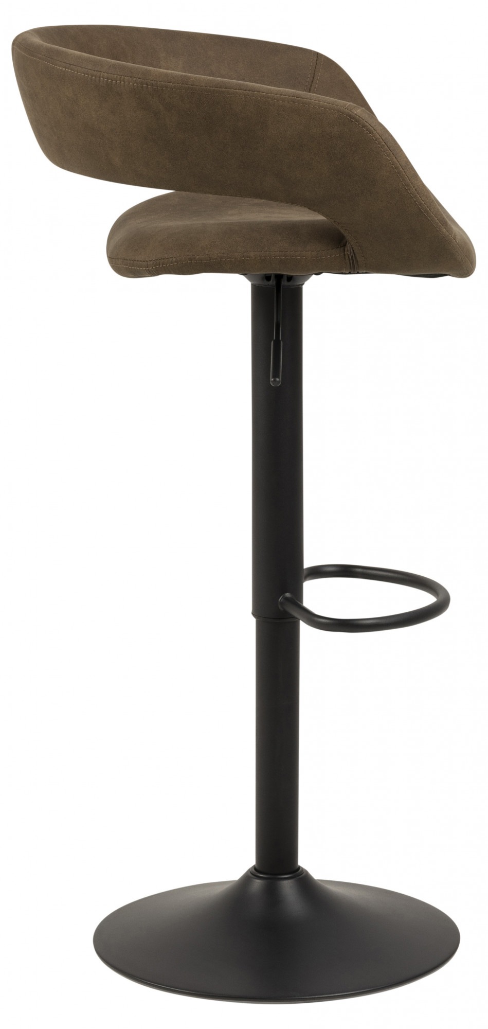 Image of ACTONA GROUP Barhocker "Grace" (Set, 2 St) in Microfaser, Höhenverstellbar, Armlehne